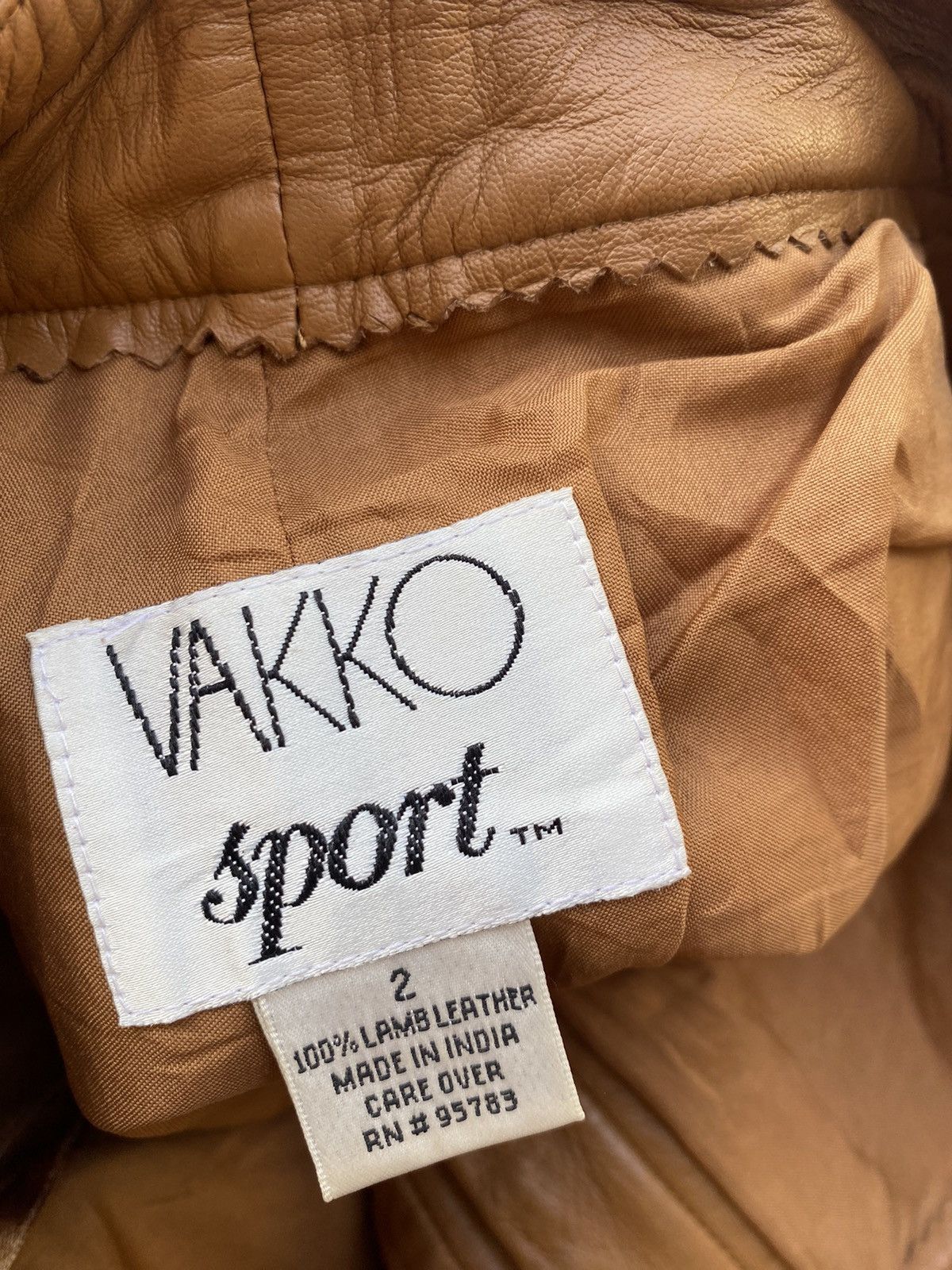 Genuine Leather vakko sport lamb leather pants Size 26" / US 2 / IT 38 - 8 Thumbnail
