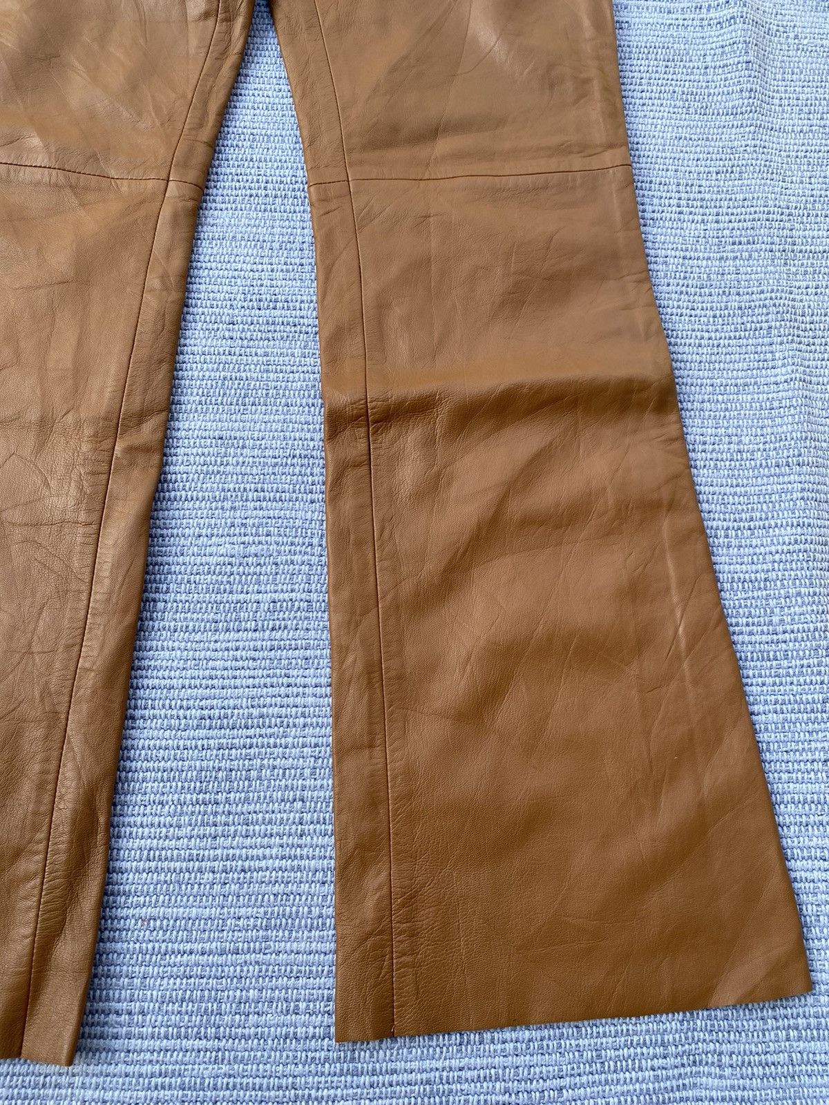 Genuine Leather vakko sport lamb leather pants Size 26" / US 2 / IT 38 - 4 Thumbnail