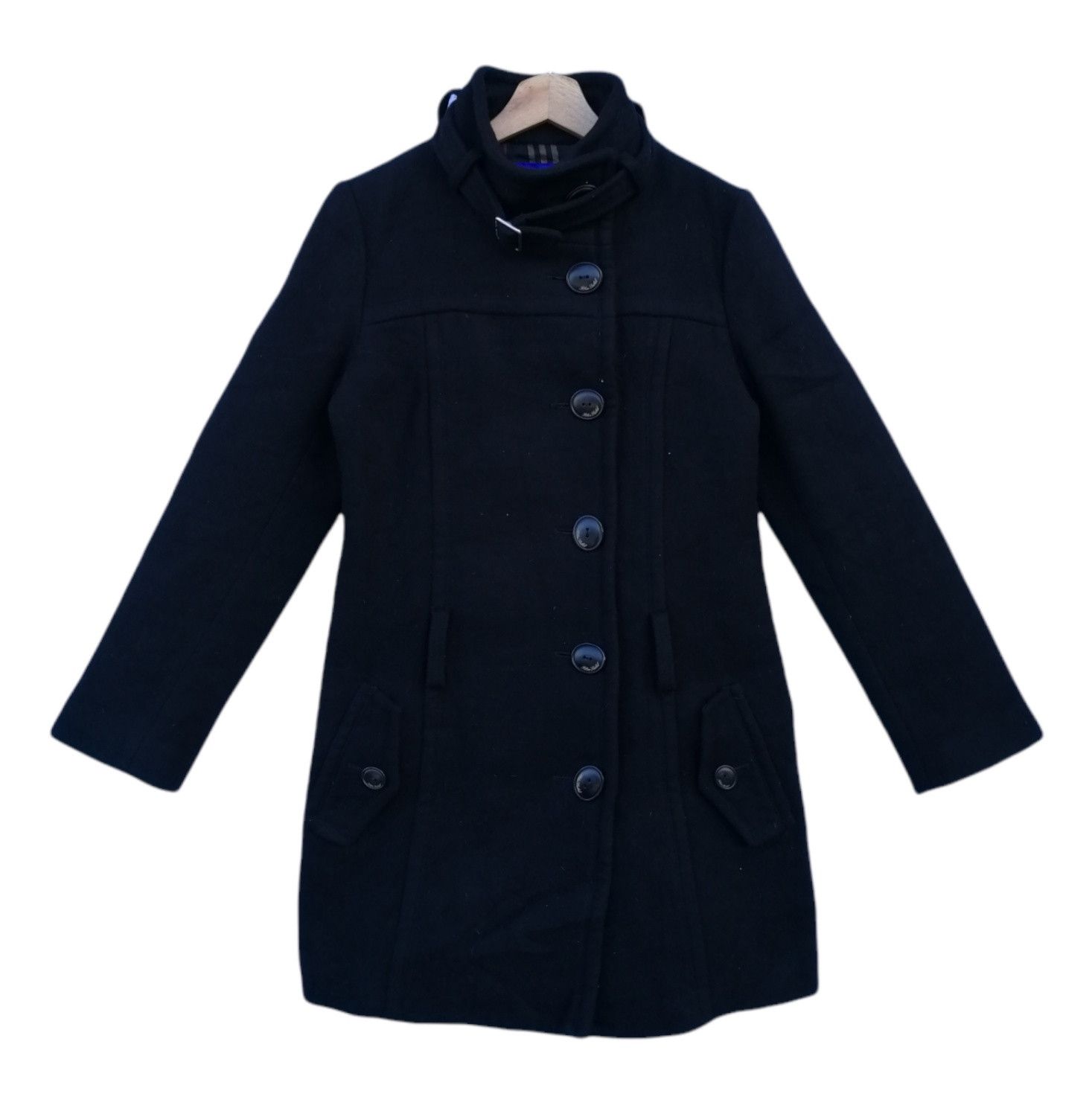Burberry BURBERRY LONDON Blue Label Long Coat Jacket Size S / US 4 / IT 40 - 3 Thumbnail
