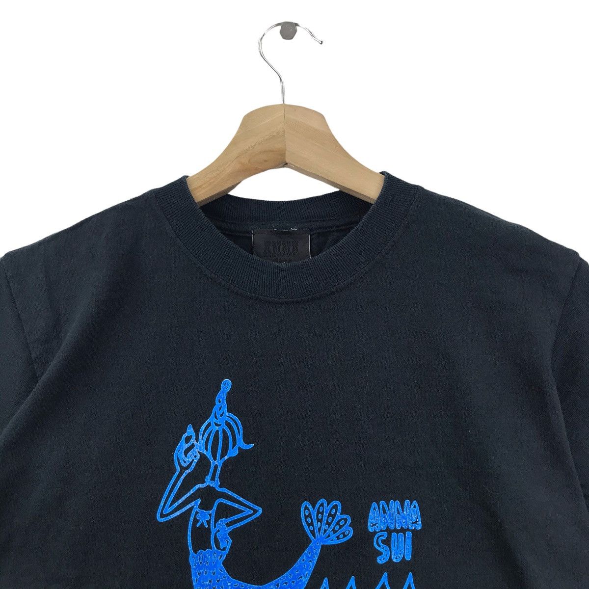 Vintage ANNA SUI American Brand Mermaid Blue T Shirt Size US XS / EU 42 / 0 - 2 Thumbnail