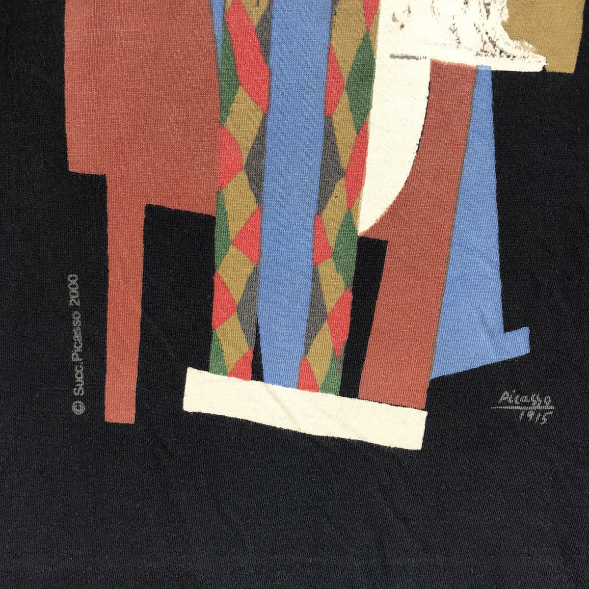 Other Vintage 2000 SUCC. PICASSO ART Artist Black T Shirt Size US S / EU 44-46 / 1 - 4 Thumbnail