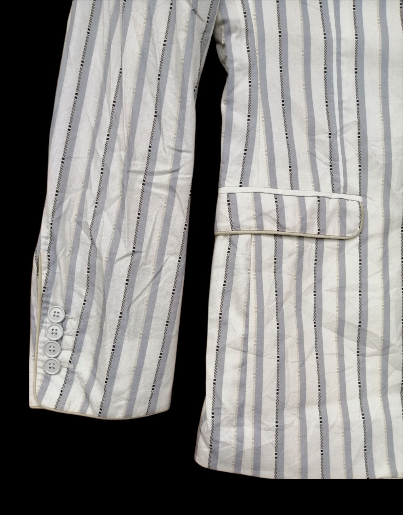 Dolce & Gabbana Vintage Dolce and Gabbana Gold White Blazer Jacket Size US S / EU 44-46 / 1 - 7 Thumbnail