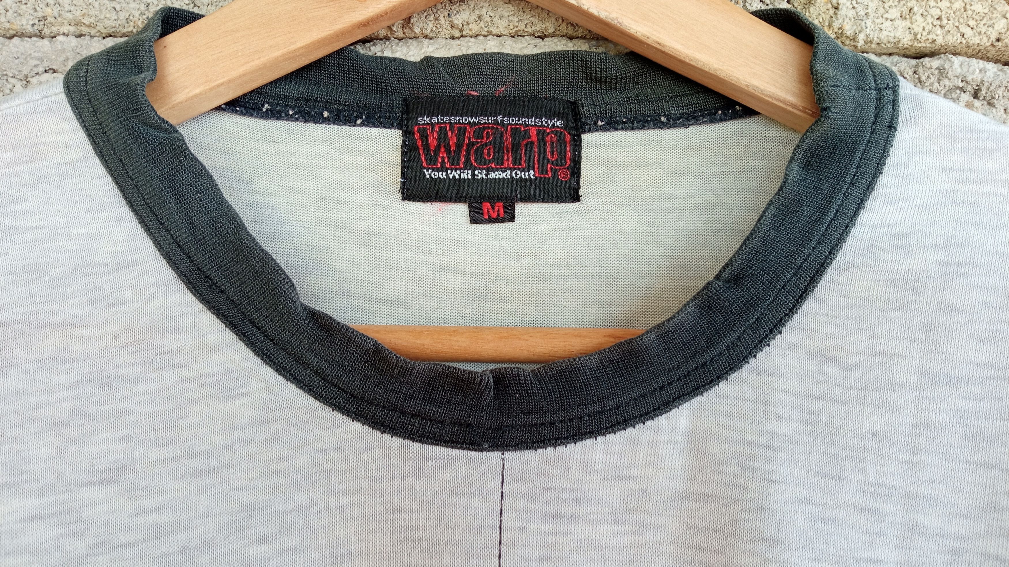 Santa Cruz Skateboards × Vintage 🔥🔥Vintage Warp Skate Snow Surf Sound T-Shirt Size US M / EU 48-50 / 2 - 12 Thumbnail