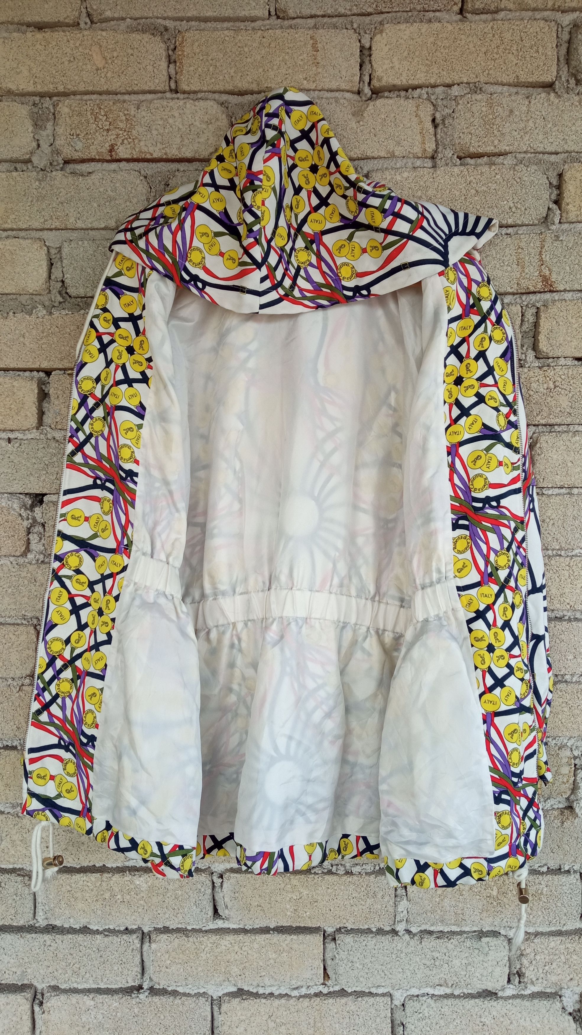 Japanese Brand × Roberta di Camerino × Vintage 🔥🔥Vintage Roberta Di Camerino Full Print Hoodie Jacket Size US L / EU 52-54 / 3 - 11 Thumbnail
