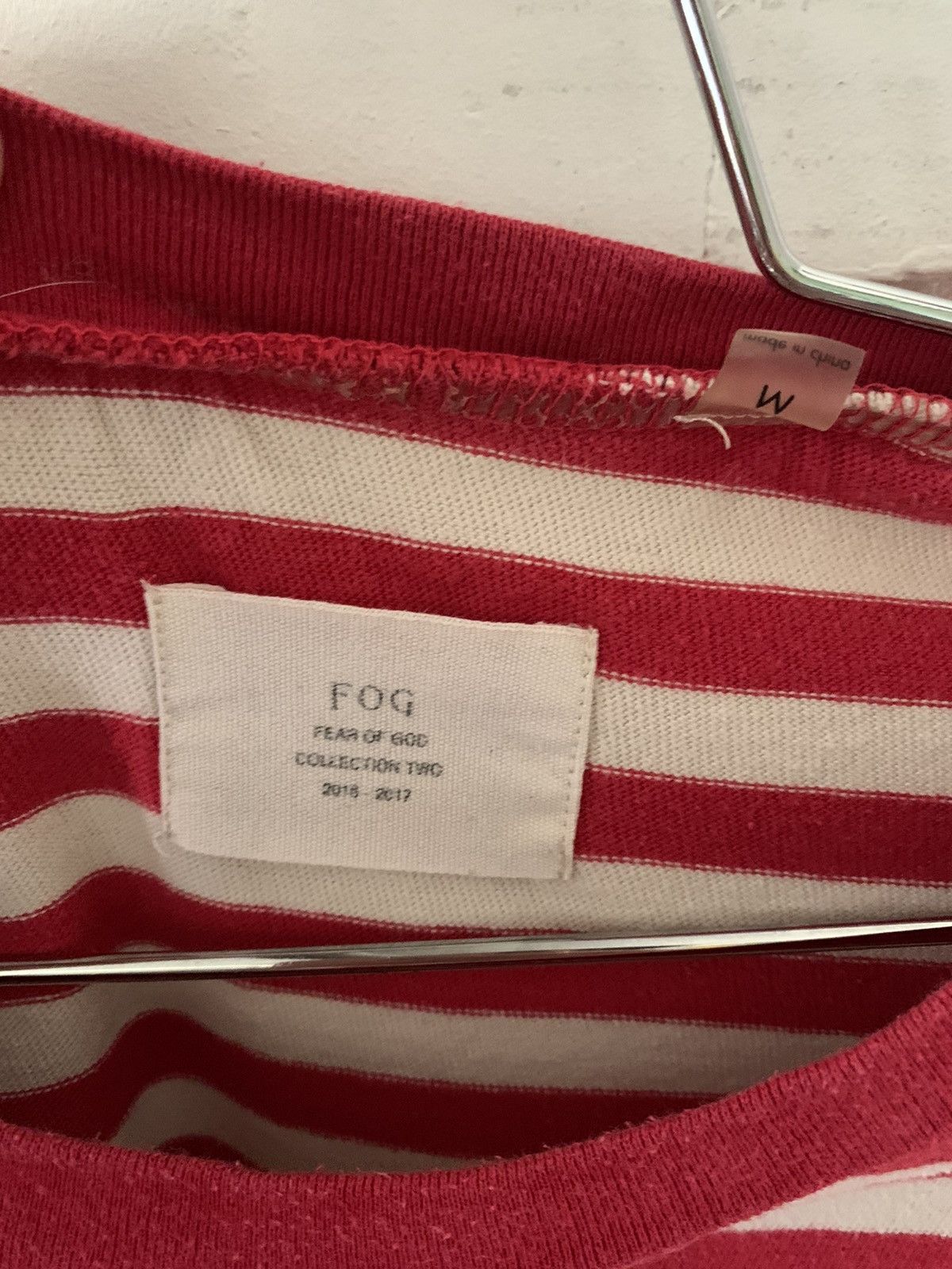 FOG × Pacsun FOG x Pacsun Essentials S2 Red Stripe Shirt (sz M) Size US M / EU 48-50 / 2 - 3 Thumbnail