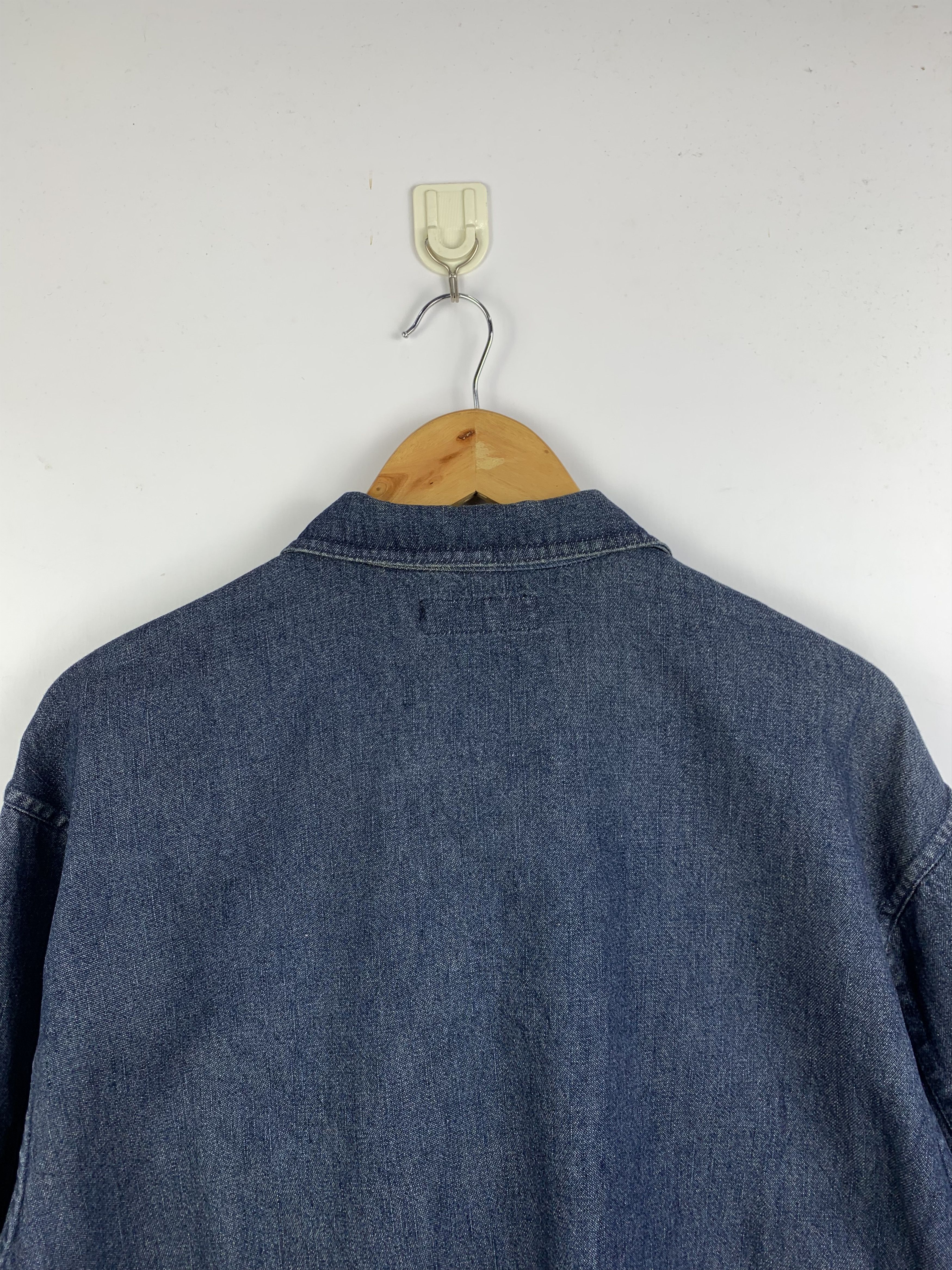 Vans Vintage VANS Button Up Oversized Light Denim Jacket Size US XL / EU 56 / 4 - 5 Thumbnail