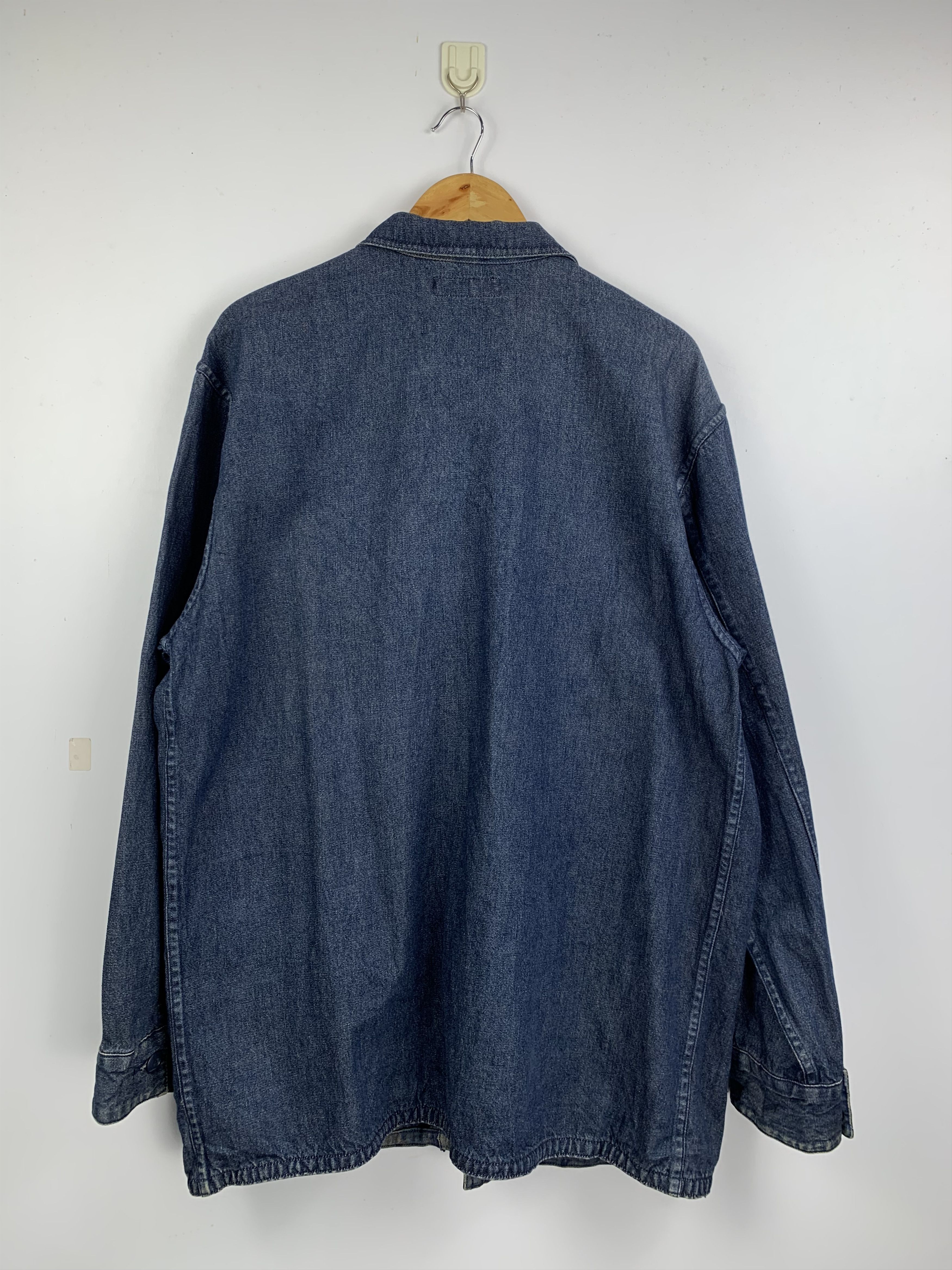Vans Vintage VANS Button Up Oversized Light Denim Jacket Size US XL / EU 56 / 4 - 6 Thumbnail