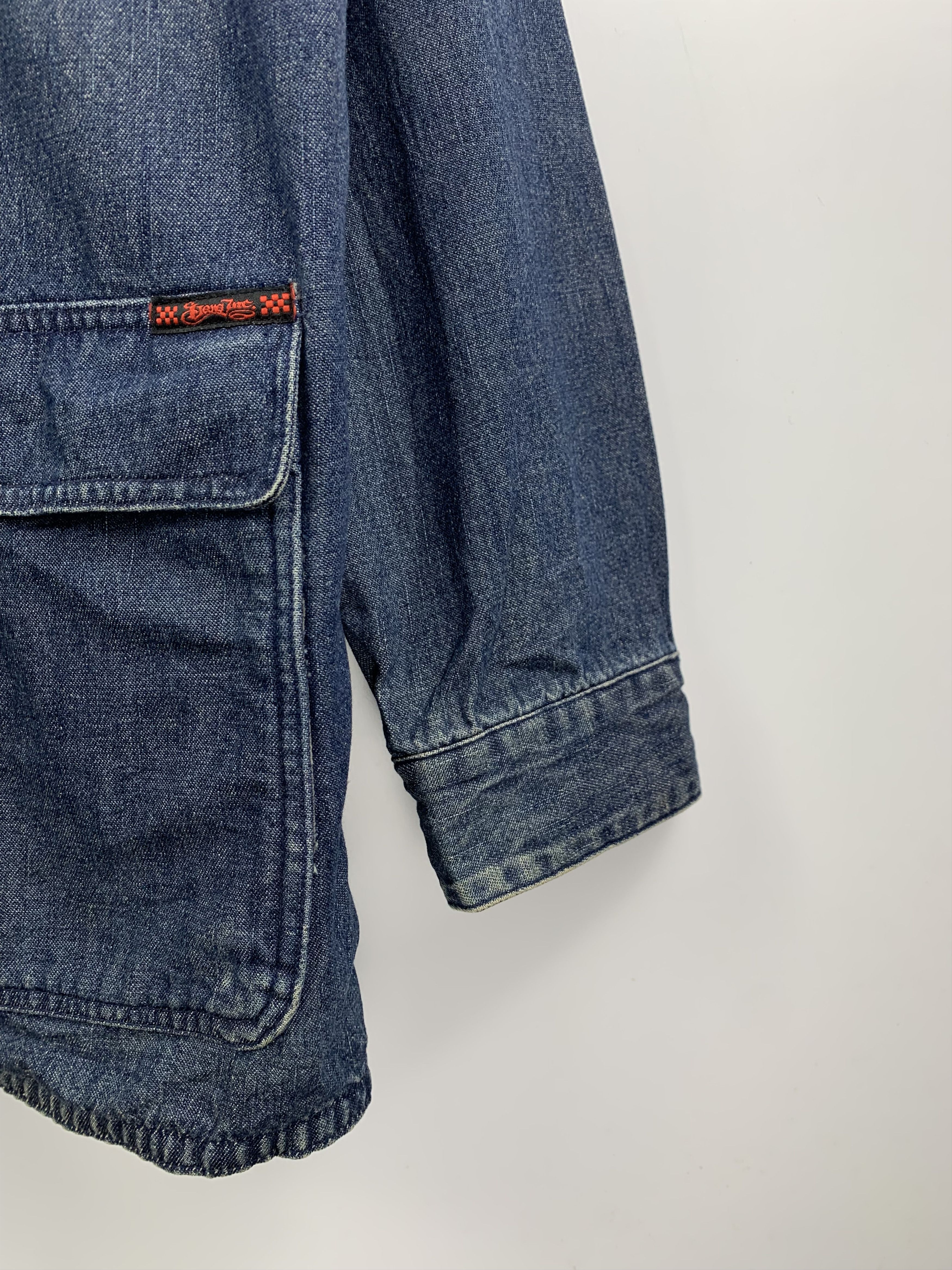 Vans Vintage VANS Button Up Oversized Light Denim Jacket Size US XL / EU 56 / 4 - 9 Thumbnail