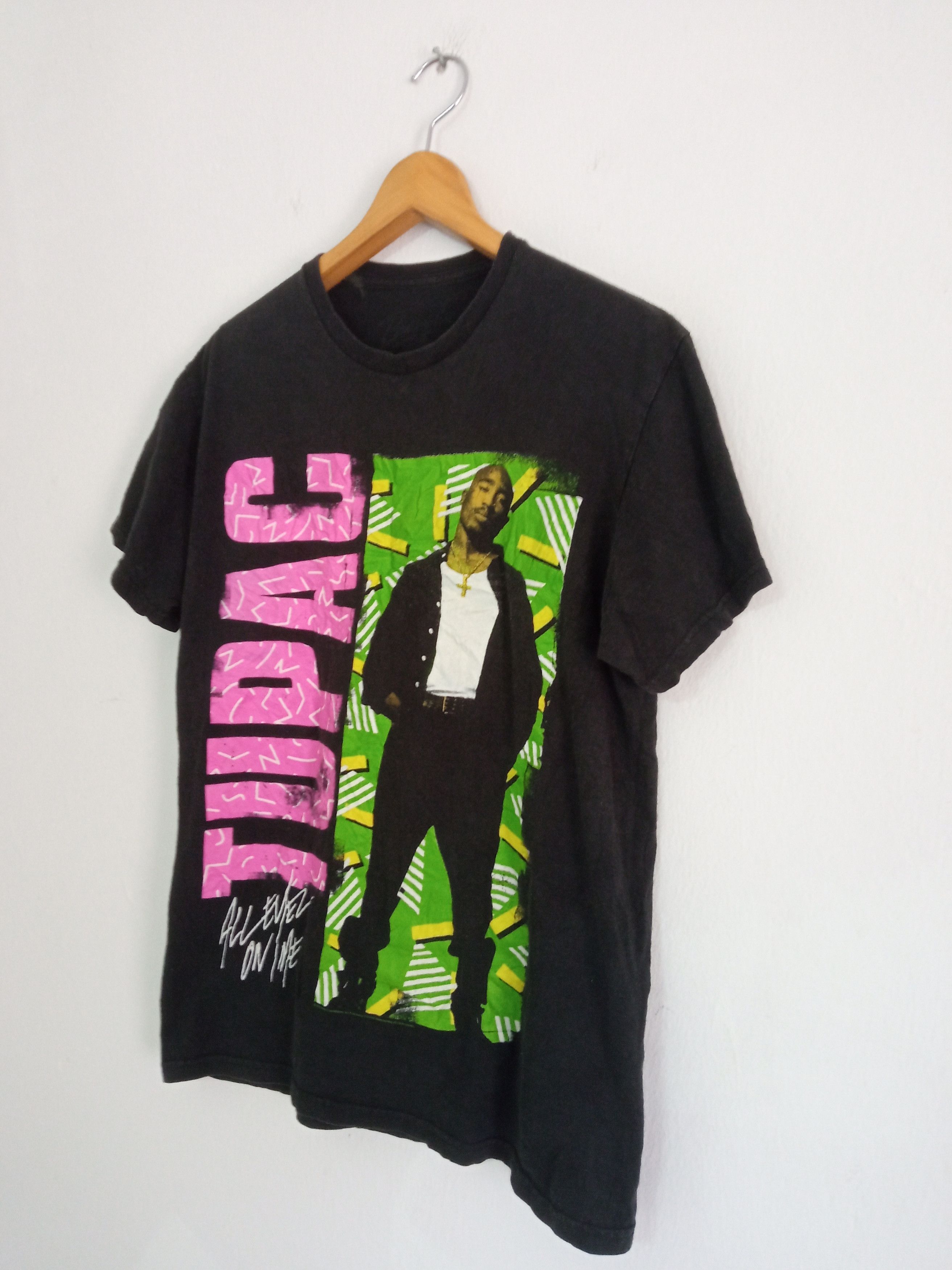 Band Tees × Rap Tees × Vintage 🔥🔥2Pac Tupac Shakur T-Shirt Size US S / EU 44-46 / 1 - 3 Thumbnail