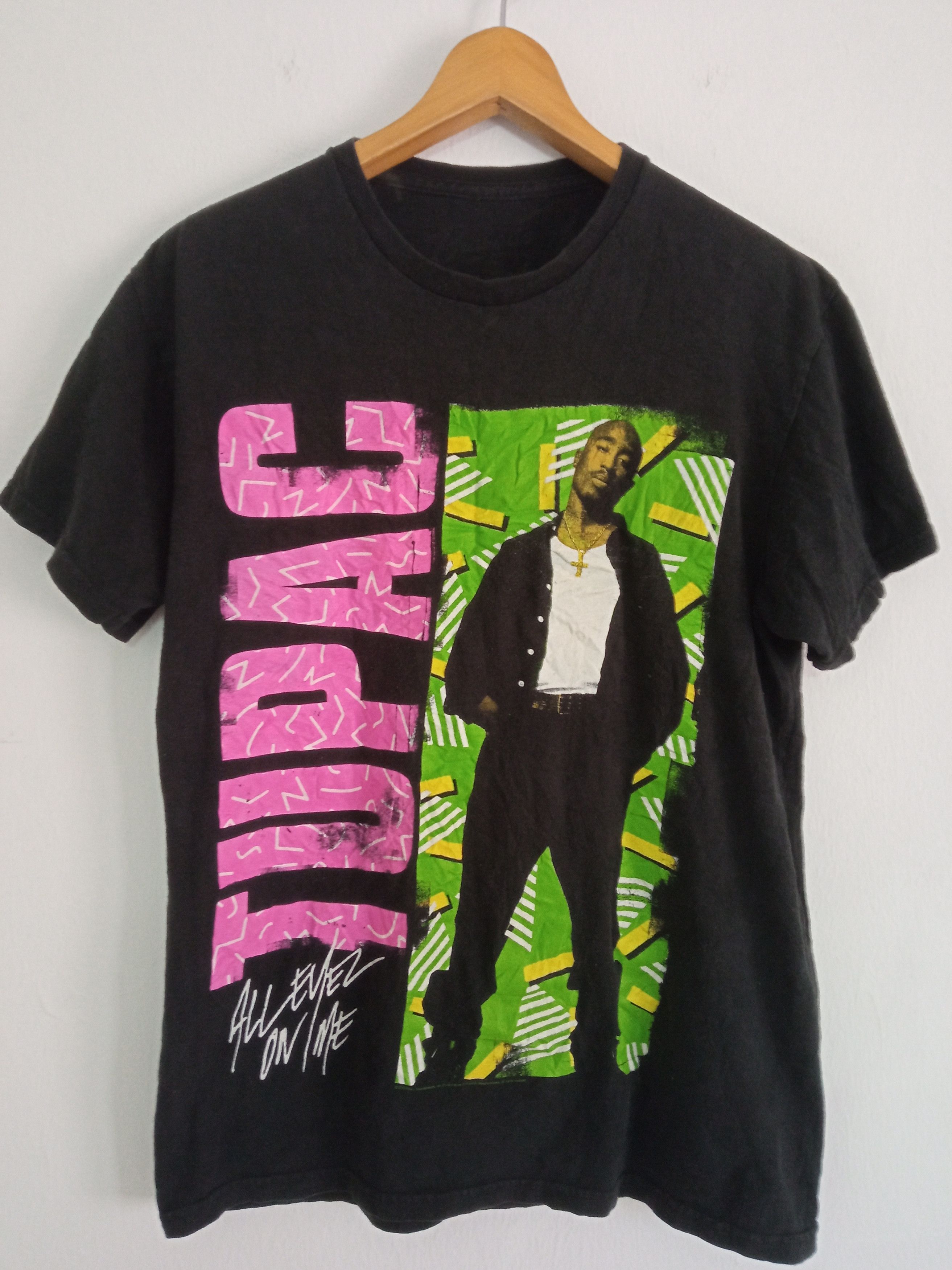 Band Tees × Rap Tees × Vintage 🔥🔥2Pac Tupac Shakur T-Shirt Size US S / EU 44-46 / 1 - 4 Thumbnail
