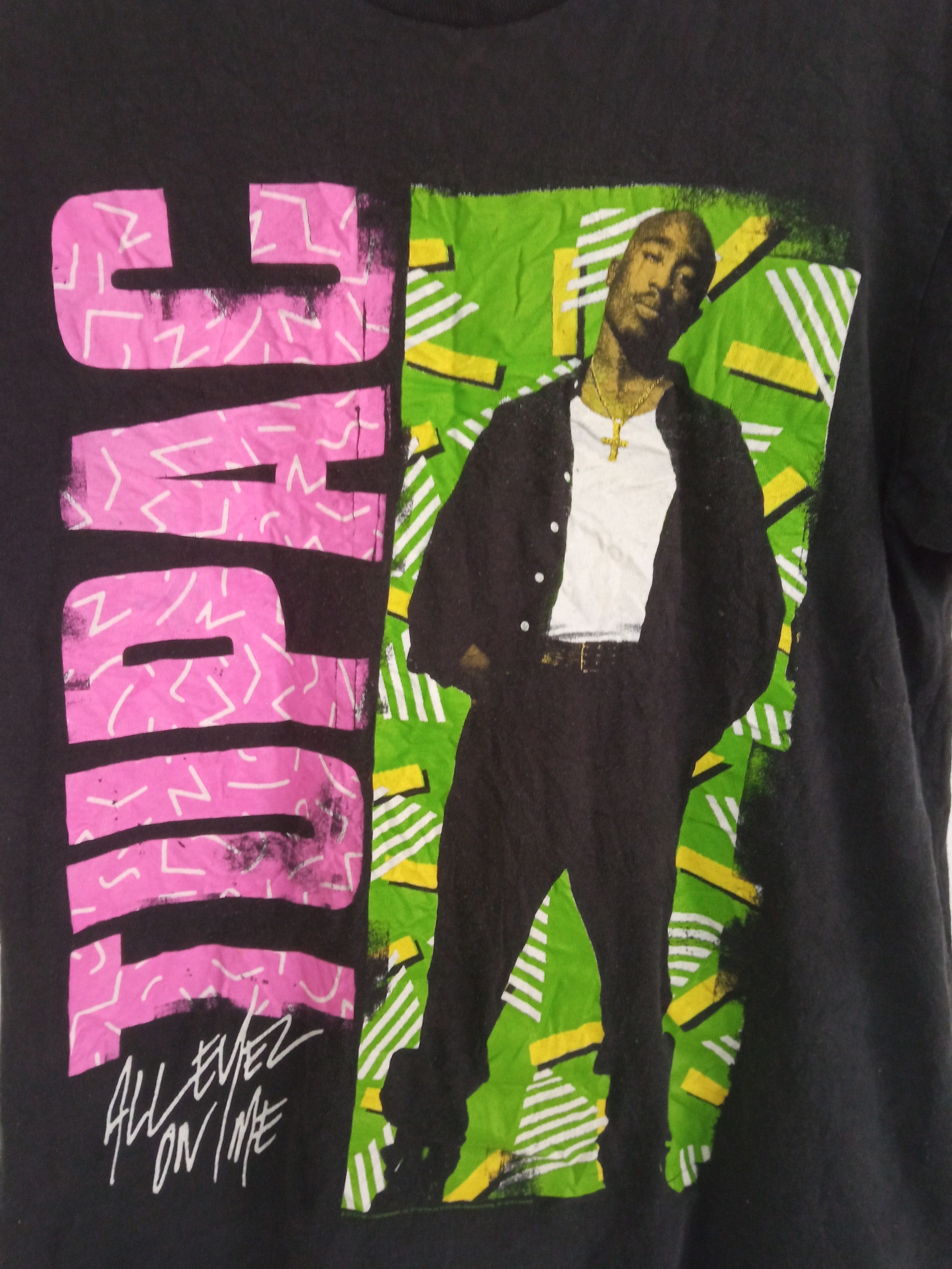 Band Tees × Rap Tees × Vintage 🔥🔥2Pac Tupac Shakur T-Shirt Size US S / EU 44-46 / 1 - 5 Thumbnail
