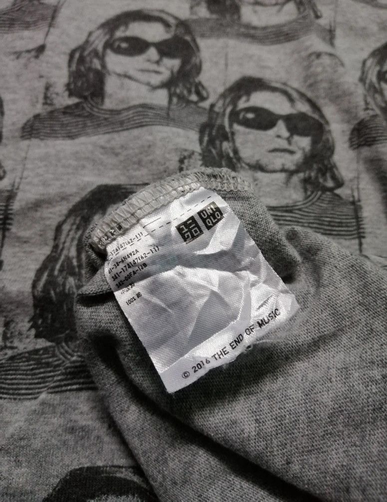Nirvana × Uniqlo Uniqlo X Kurt Cobain Signature Tee Shirt Size US XL / EU 56 / 4 - 9 Thumbnail