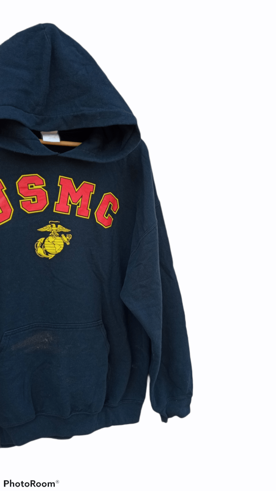 Japanese Brand × Vintage 🔥🔥Vintage 90's USMC Hoodie Jacket Size US L / EU 52-54 / 3 - 4 Thumbnail