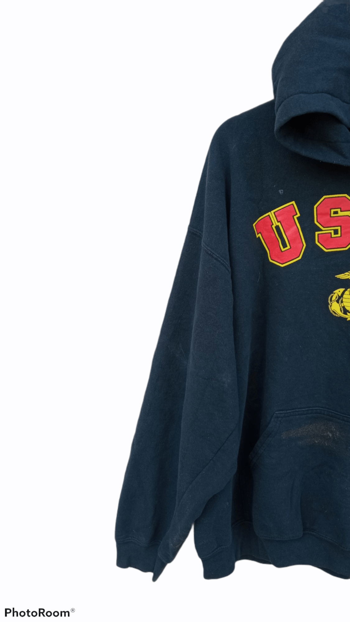 Japanese Brand × Vintage 🔥🔥Vintage 90's USMC Hoodie Jacket Size US L / EU 52-54 / 3 - 6 Thumbnail
