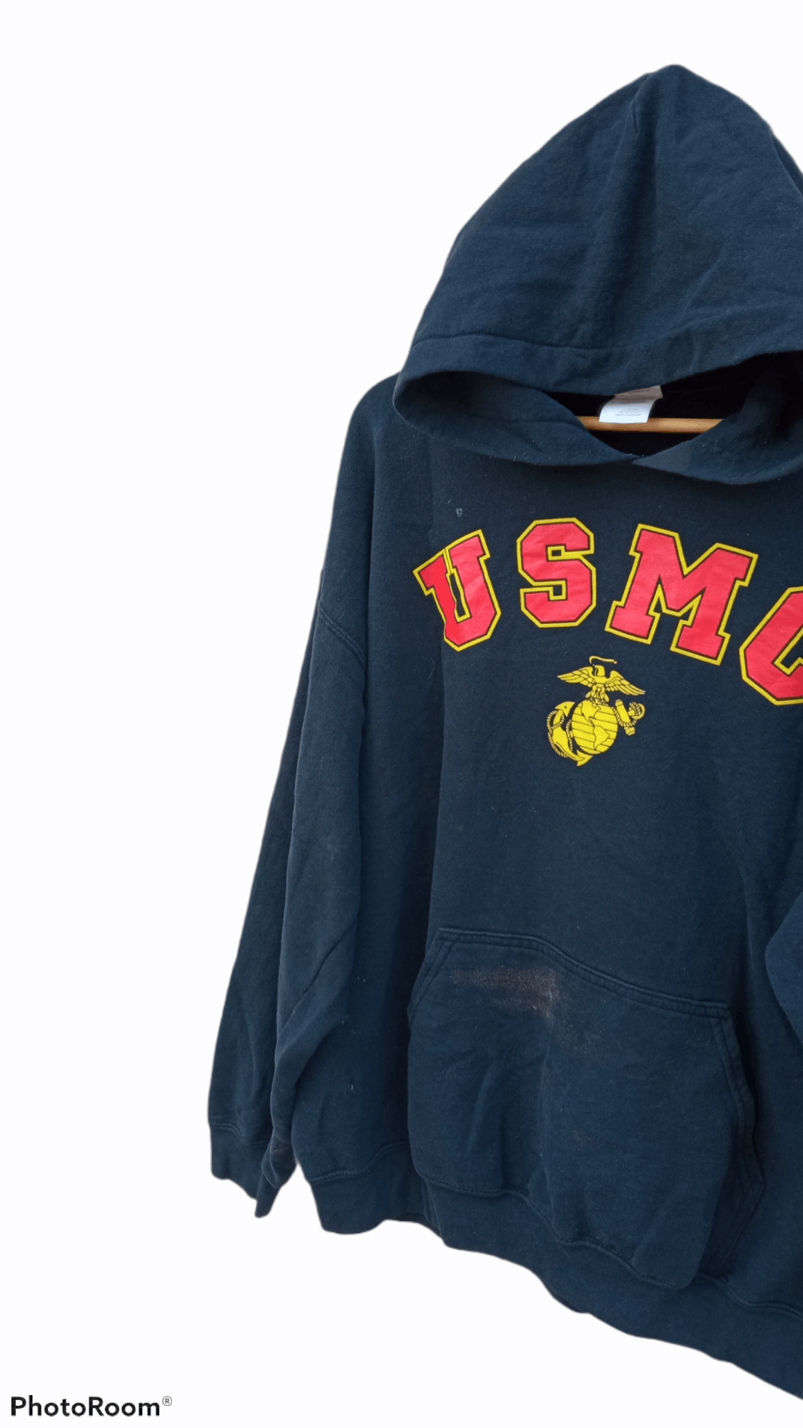 Japanese Brand × Vintage 🔥🔥Vintage 90's USMC Hoodie Jacket Size US L / EU 52-54 / 3 - 5 Thumbnail