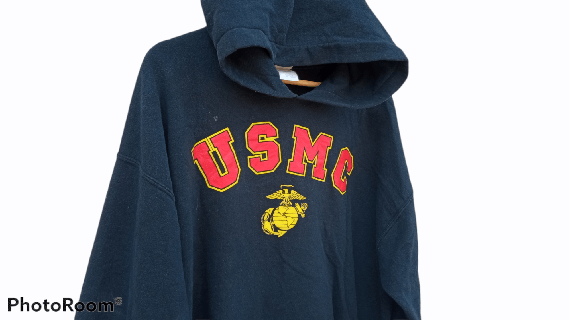 Japanese Brand × Vintage 🔥🔥Vintage 90's USMC Hoodie Jacket Size US L / EU 52-54 / 3 - 12 Thumbnail