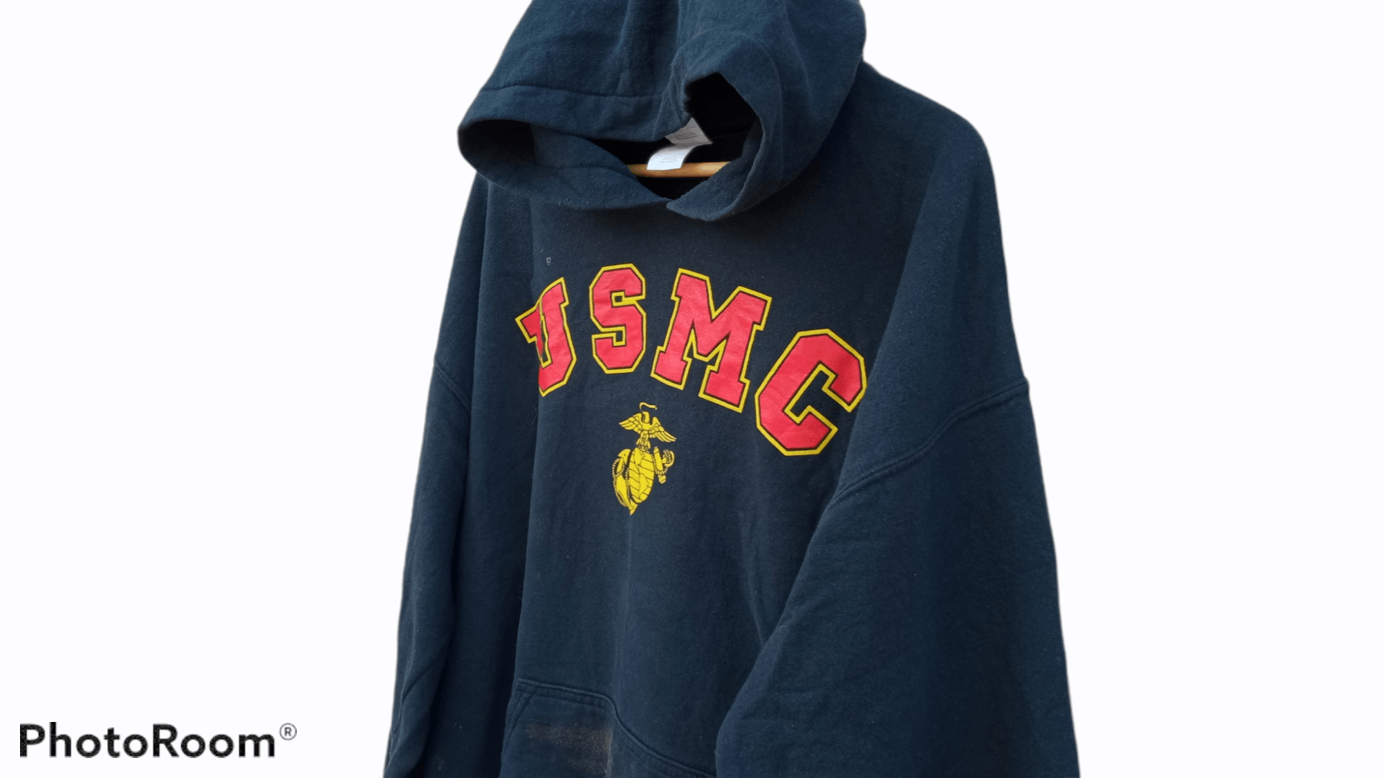 Japanese Brand × Vintage 🔥🔥Vintage 90's USMC Hoodie Jacket Size US L / EU 52-54 / 3 - 14 Thumbnail