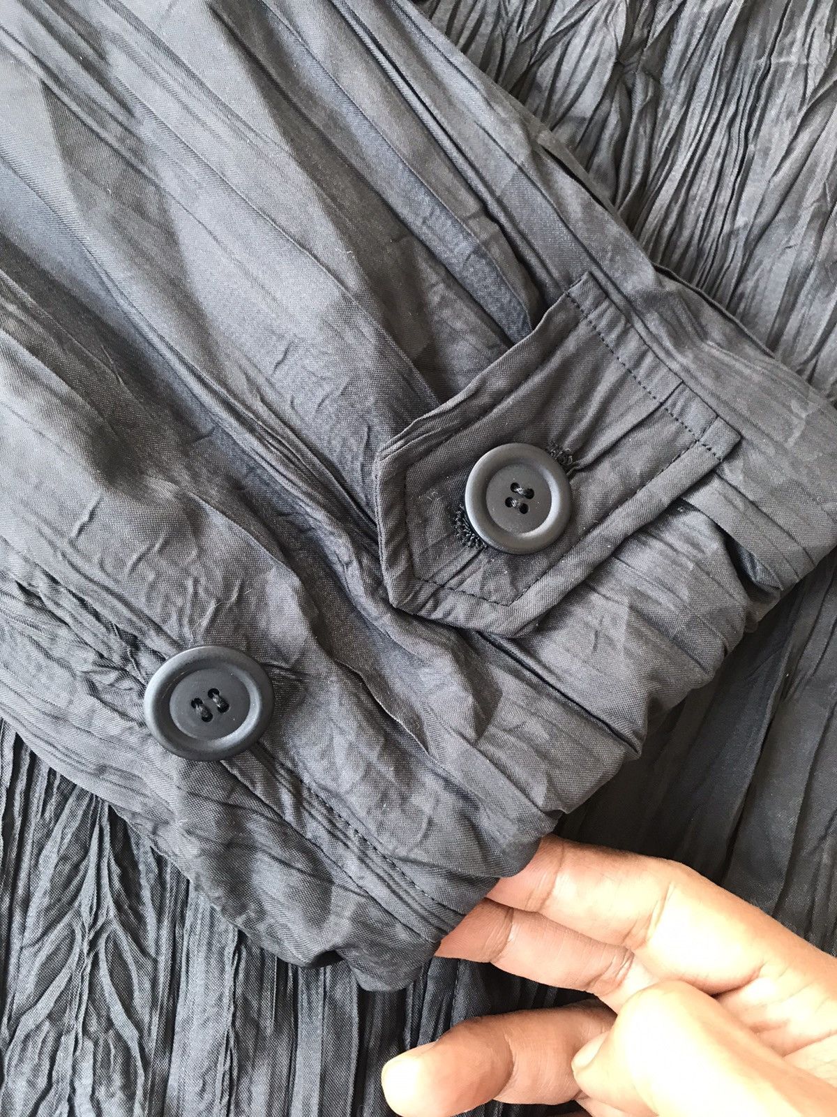 Issey Miyake 💥Vintage Issey Miyake Windcoat Pleats Jacket Size M / US 6-8 / IT 42-44 - 8 Thumbnail