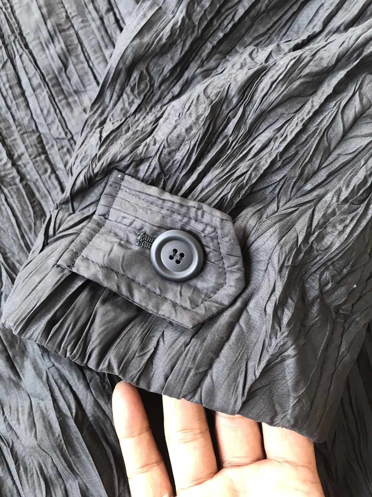 Issey Miyake 💥Vintage Issey Miyake Windcoat Pleats Jacket Size M / US 6-8 / IT 42-44 - 9 Thumbnail
