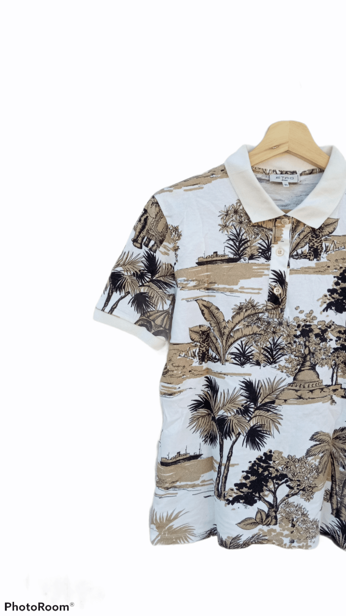 Etro × Vintage 🔥🔥Etro All Over Fullprint Panorama T-Shirt Size US S / EU 44-46 / 1 - 5 Thumbnail
