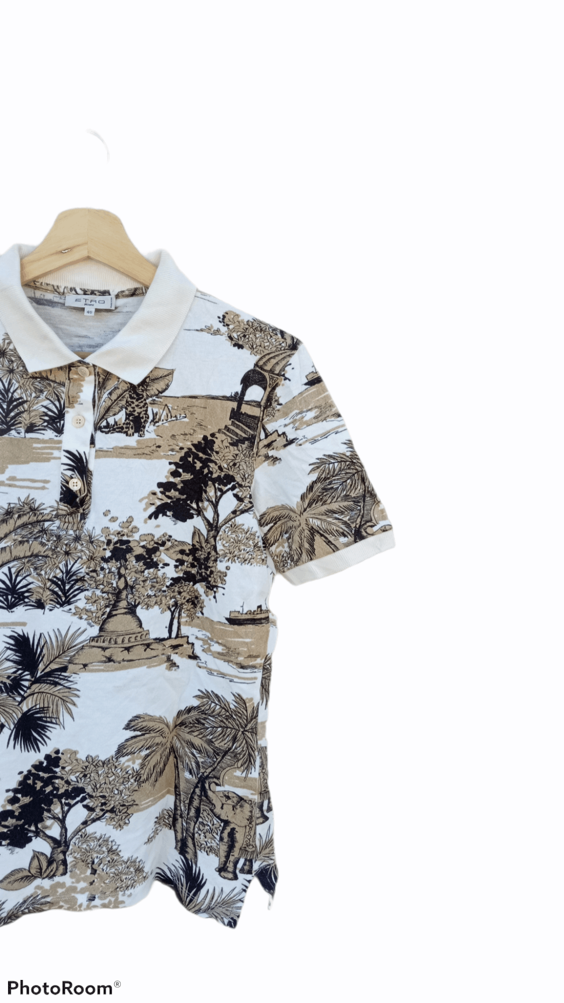 Etro × Vintage 🔥🔥Etro All Over Fullprint Panorama T-Shirt Size US S / EU 44-46 / 1 - 4 Thumbnail