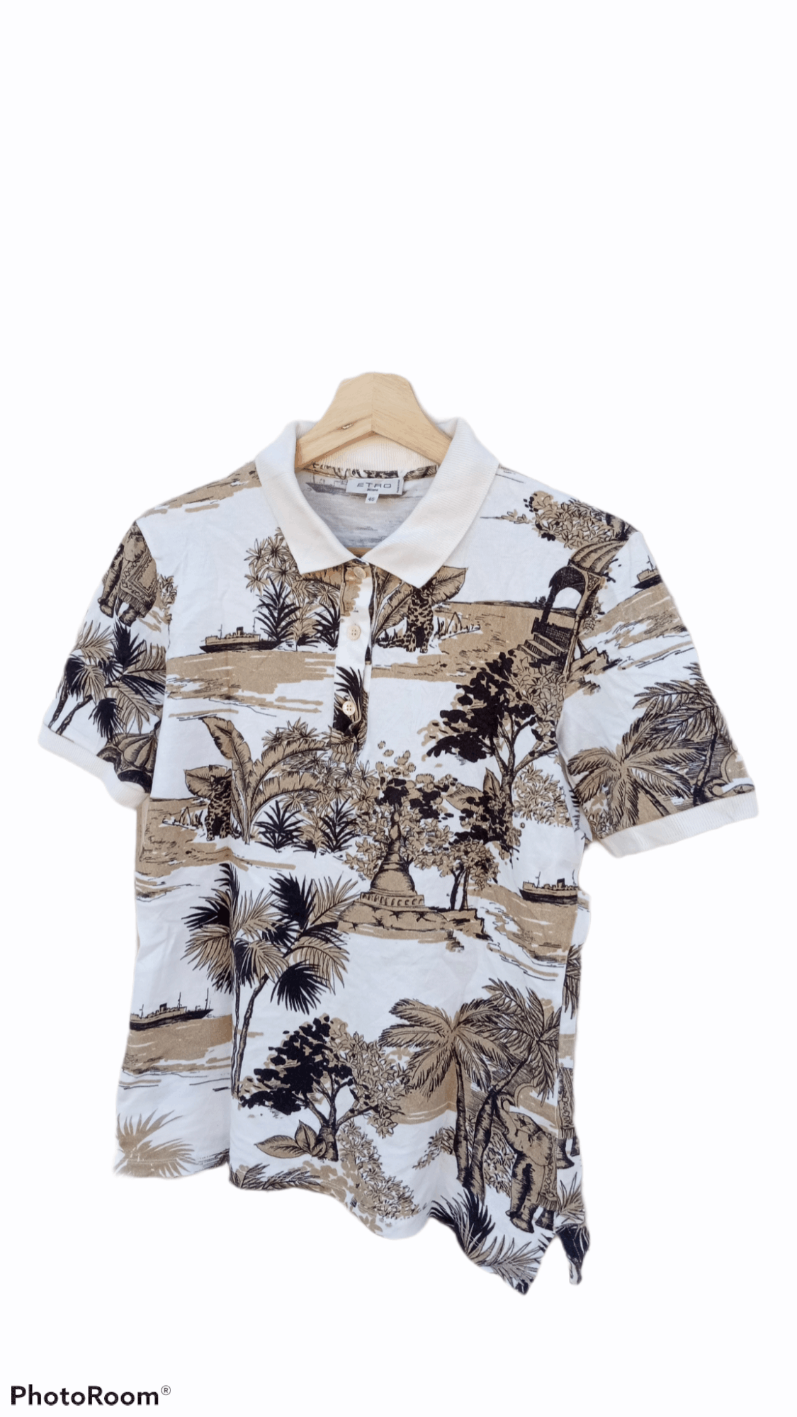 Etro × Vintage 🔥🔥Etro All Over Fullprint Panorama T-Shirt Size US S / EU 44-46 / 1 - 3 Thumbnail