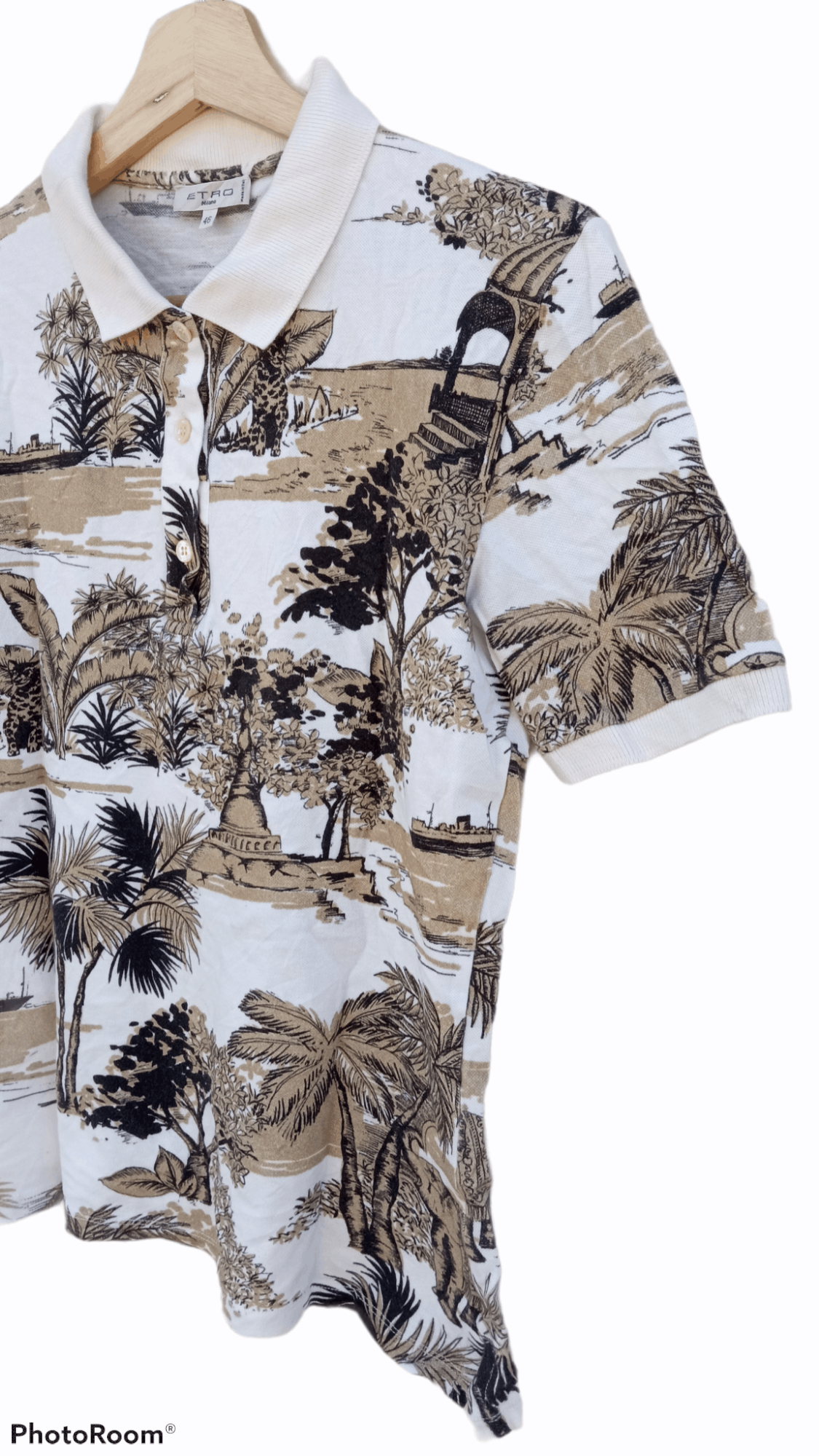 Etro × Vintage 🔥🔥Etro All Over Fullprint Panorama T-Shirt Size US S / EU 44-46 / 1 - 14 Thumbnail