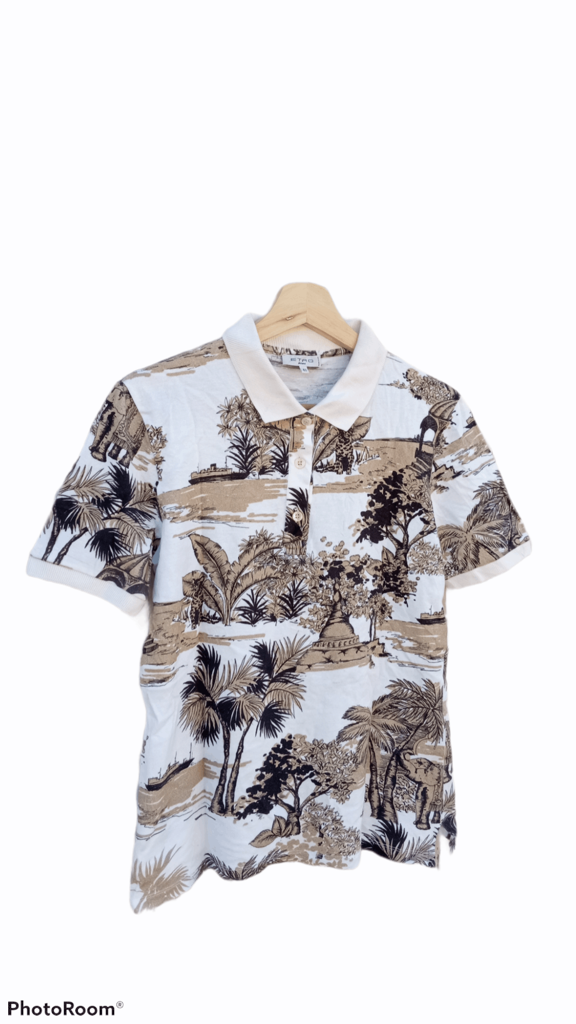 Etro × Vintage 🔥🔥Etro All Over Fullprint Panorama T-Shirt Size US S / EU 44-46 / 1 - 2 Thumbnail