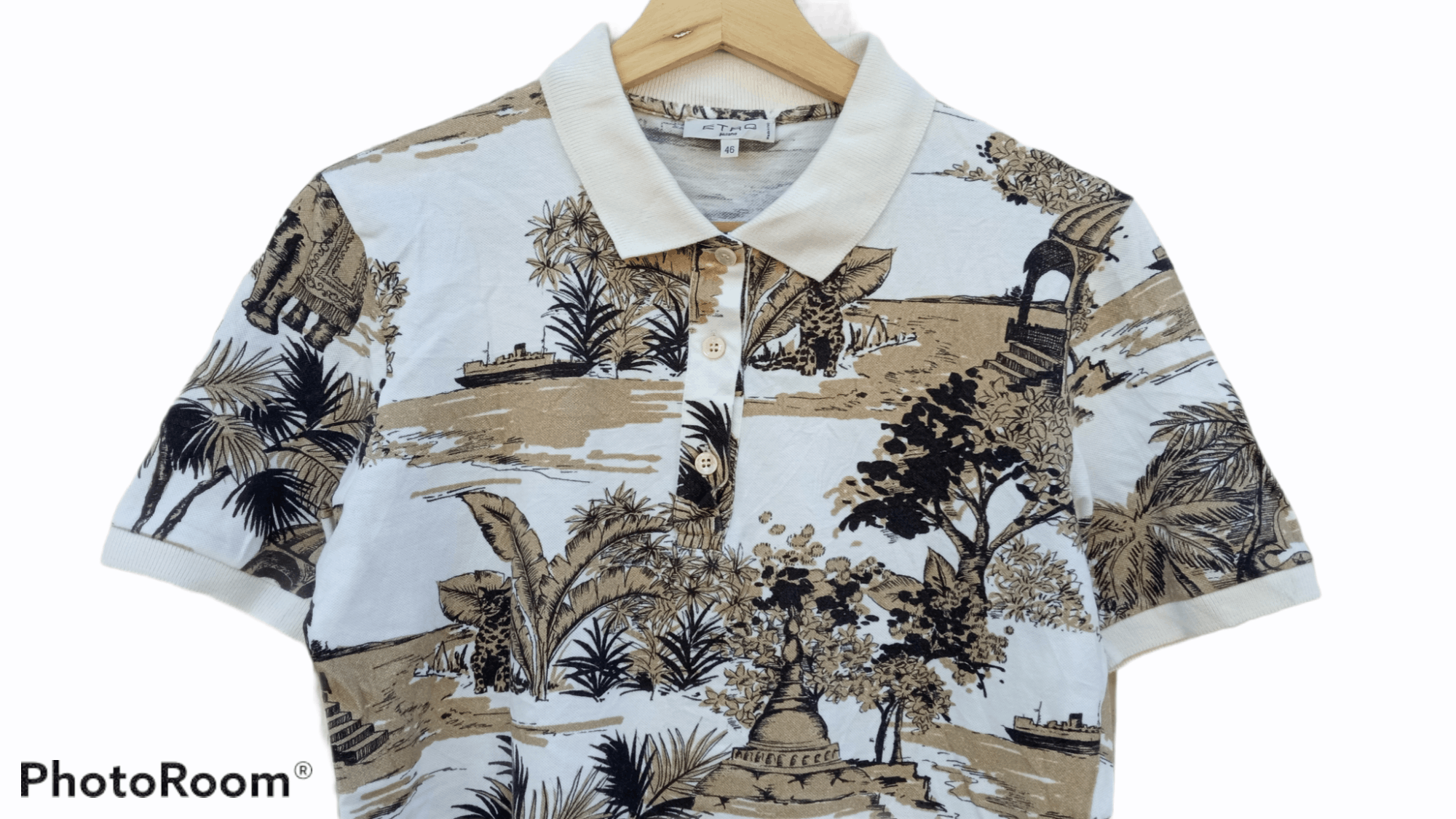 Etro × Vintage 🔥🔥Etro All Over Fullprint Panorama T-Shirt Size US S / EU 44-46 / 1 - 11 Thumbnail