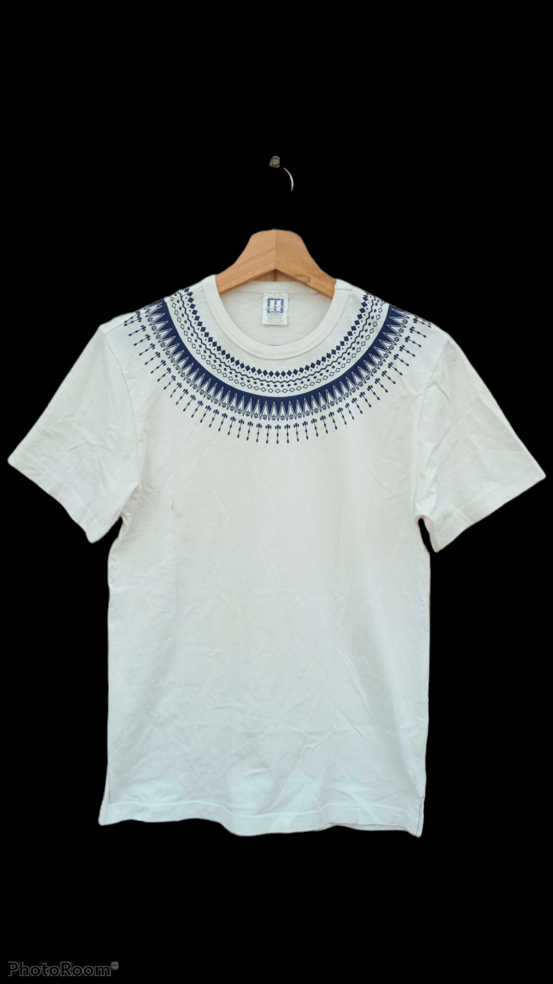 image of Beauty Beast x Vintage Houston Printed T-Shirt in White, Men's (Size Small)