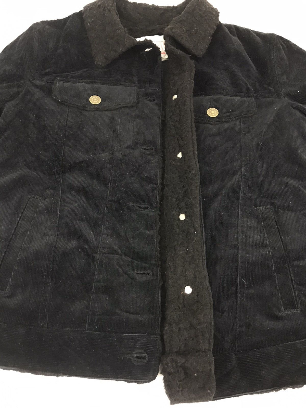 Designer Vintage Awaw By Junko Shimada Sherpa Jacket Trucker Style Size S / US 4 / IT 40 - 2 Thumbnail