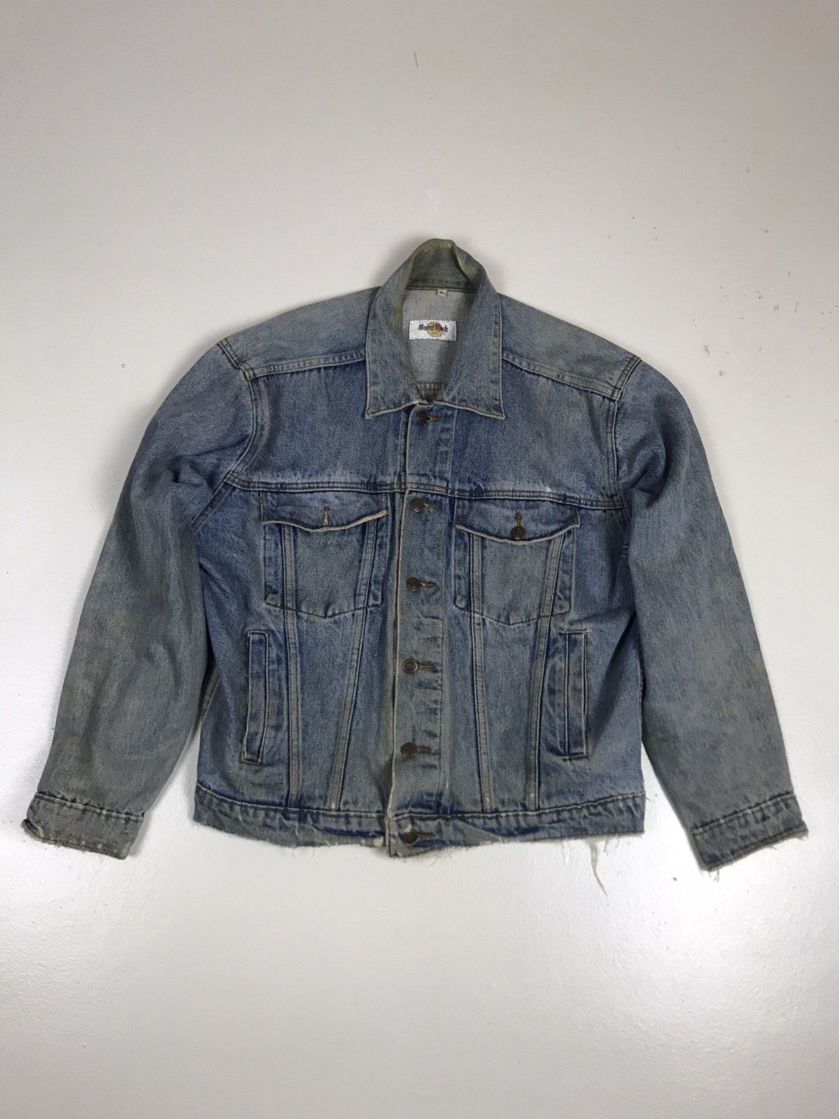 Hard Rock Cafe Vintage Hard Rock Cafe Bangkok Denim Trucker Jacket Size US M / EU 48-50 / 2 - 3 Thumbnail