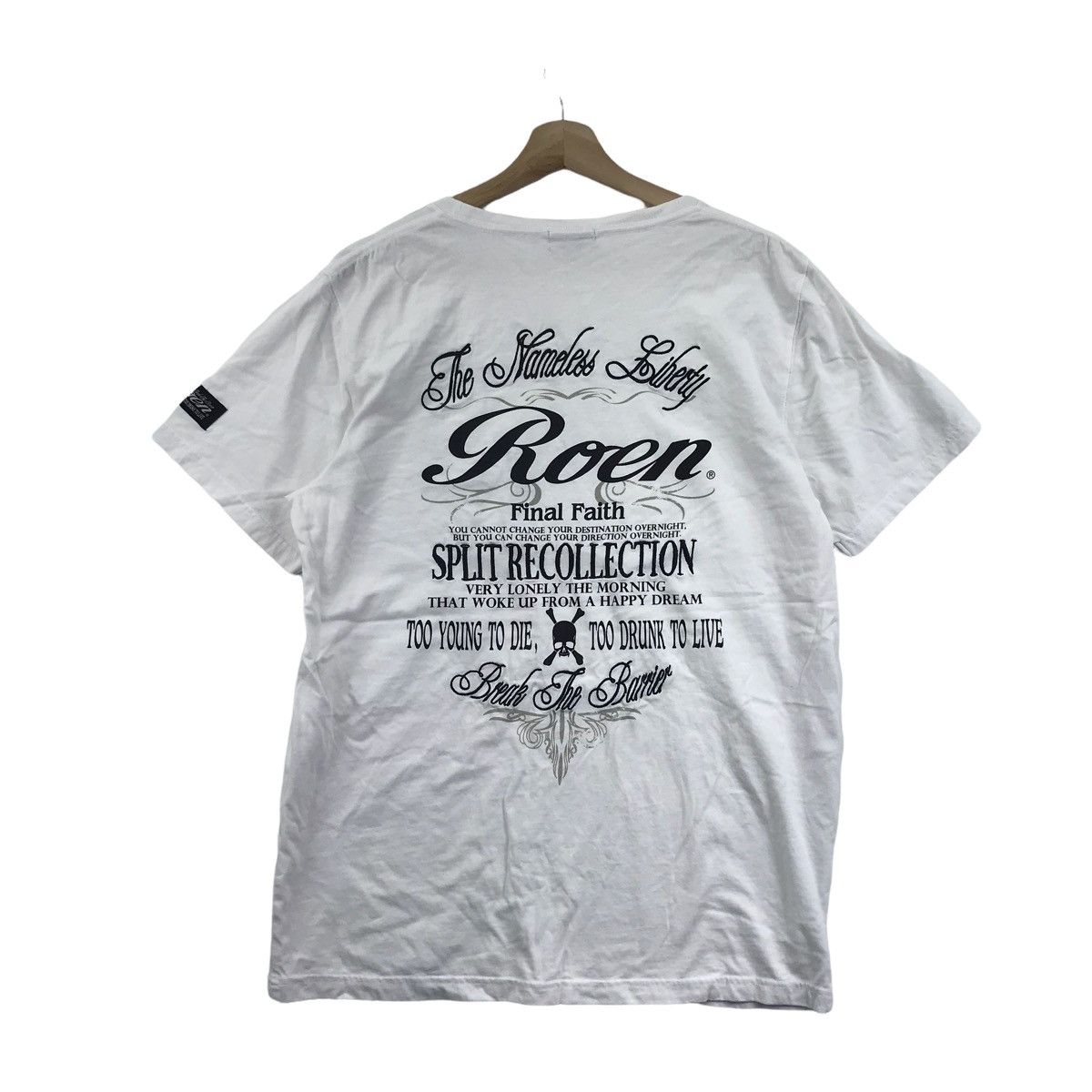 Roen ROEN FINAL FAITH Japanese Brand White T Shirt Size US XL / EU 56 / 4 - 1 Thumbnail