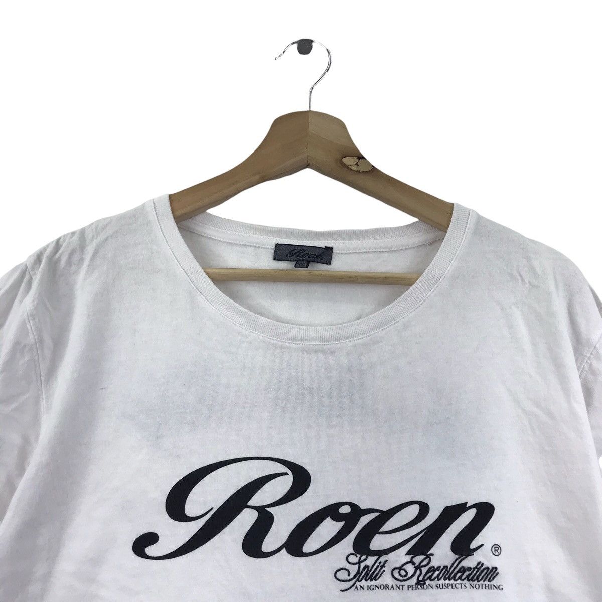 Roen ROEN FINAL FAITH Japanese Brand White T Shirt Size US XL / EU 56 / 4 - 4 Thumbnail