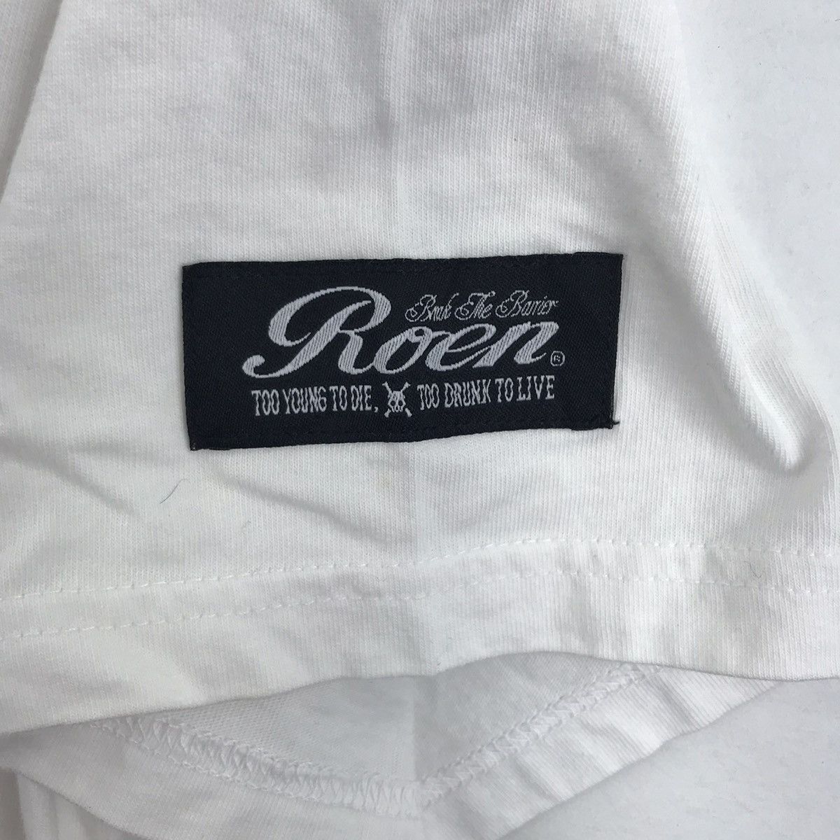 Roen ROEN FINAL FAITH Japanese Brand White T Shirt Size US XL / EU 56 / 4 - 6 Thumbnail