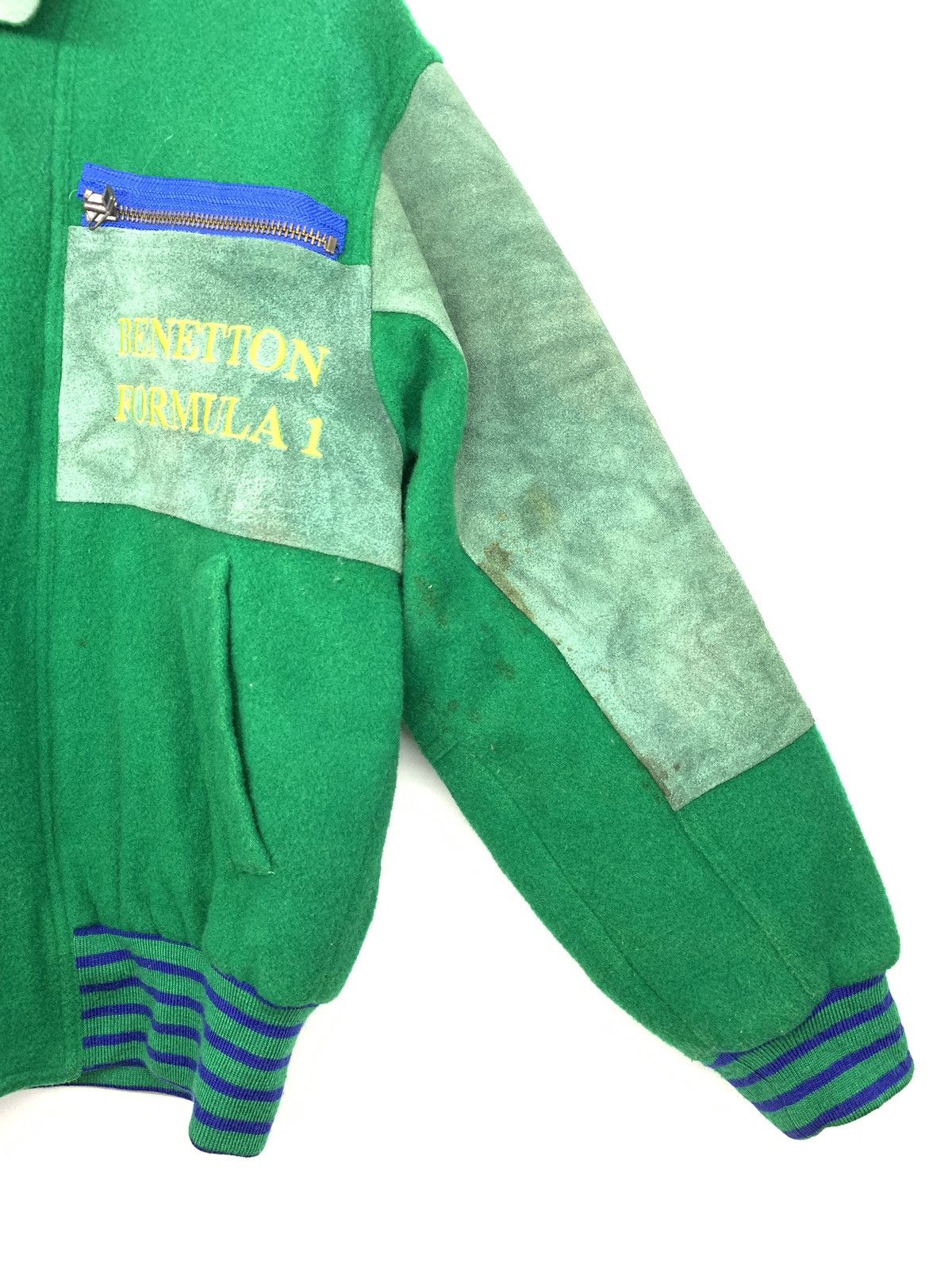 Sports Specialties RARE‼️Benetton Racing Team F1 Leather Varsity Jacket MA-1 Size US M / EU 48-50 / 2 - 5 Thumbnail