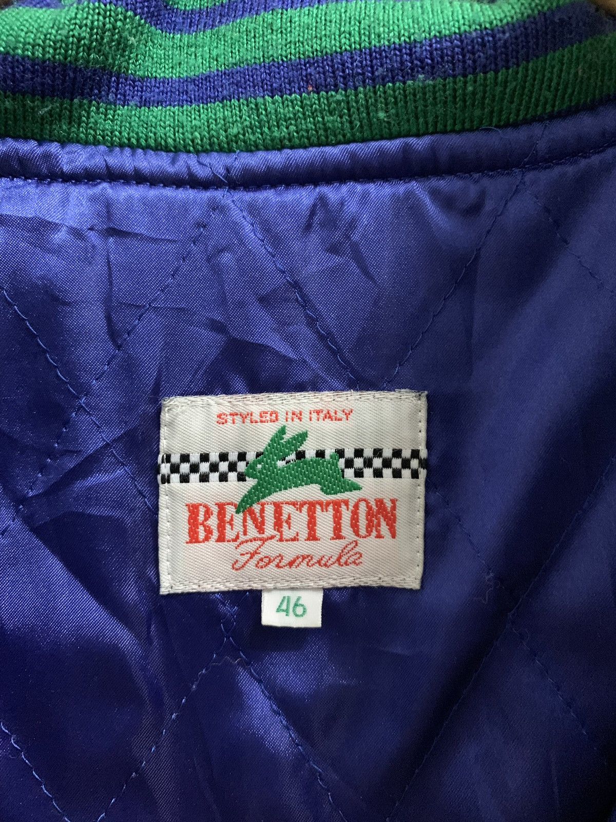 Sports Specialties RARE‼️Benetton Racing Team F1 Leather Varsity Jacket MA-1 Size US M / EU 48-50 / 2 - 7 Thumbnail