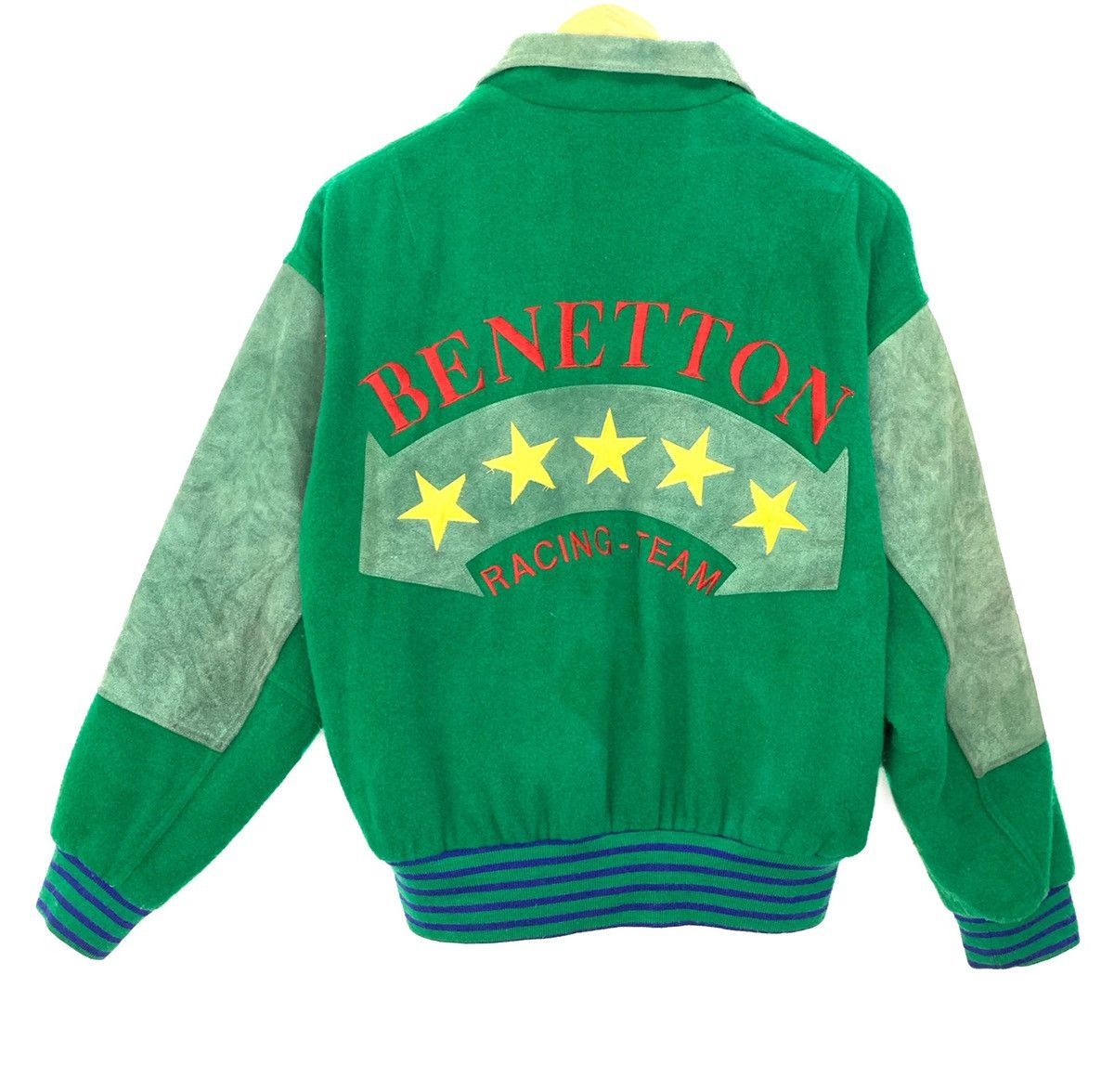 Sports Specialties RARE‼️Benetton Racing Team F1 Leather Varsity Jacket MA-1 Size US M / EU 48-50 / 2 - 1 Thumbnail