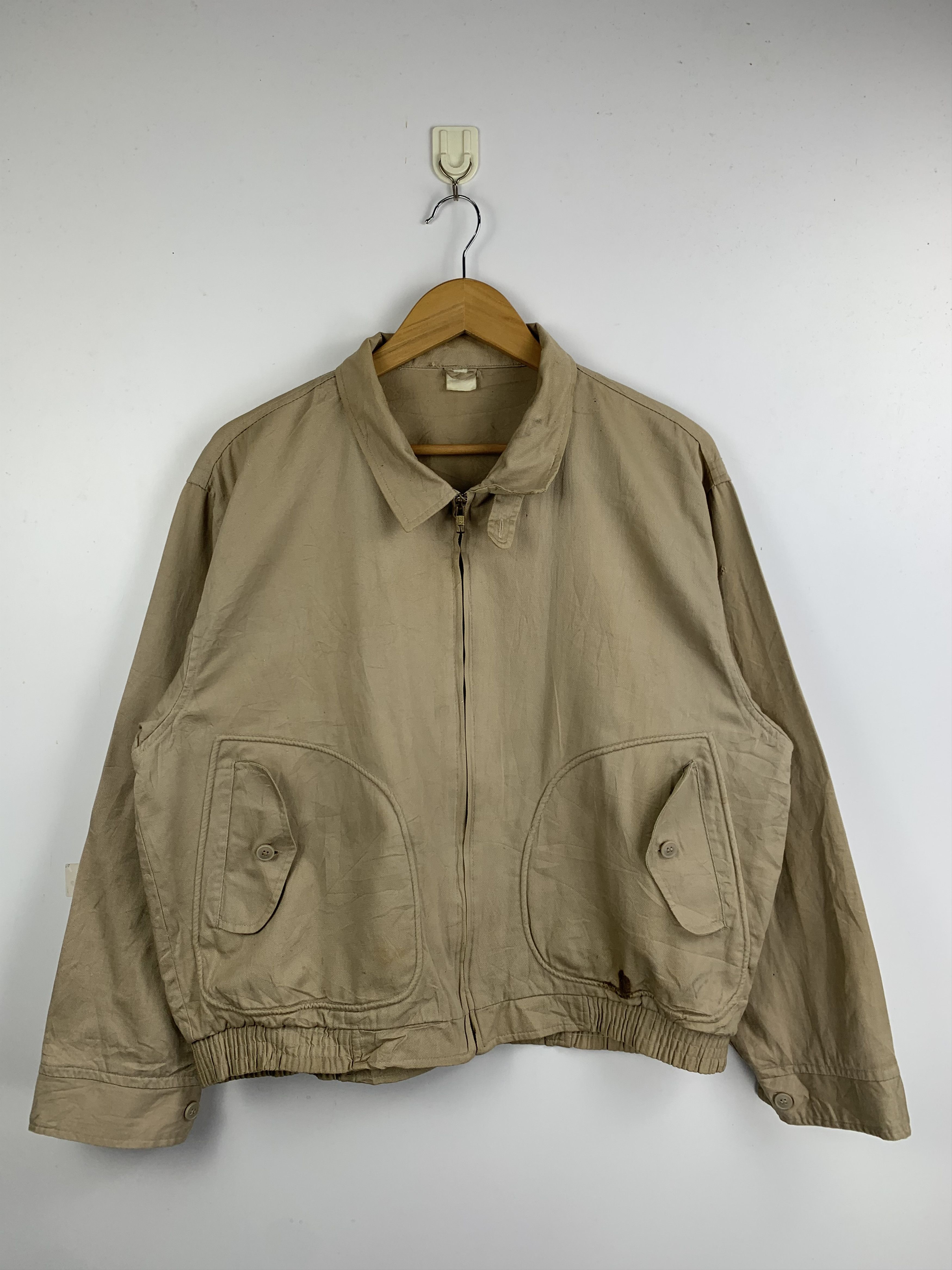 Japanese Brand Vintage Japanese Brand Zip Up Light Jacket Size US L / EU 52-54 / 3 - 1 Thumbnail