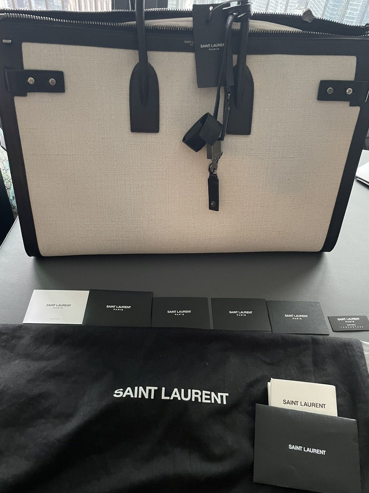 Yves Saint Laurent Limited Edition Saint Laurent Sac De Jour XL Size ONE SIZE - 15 Thumbnail