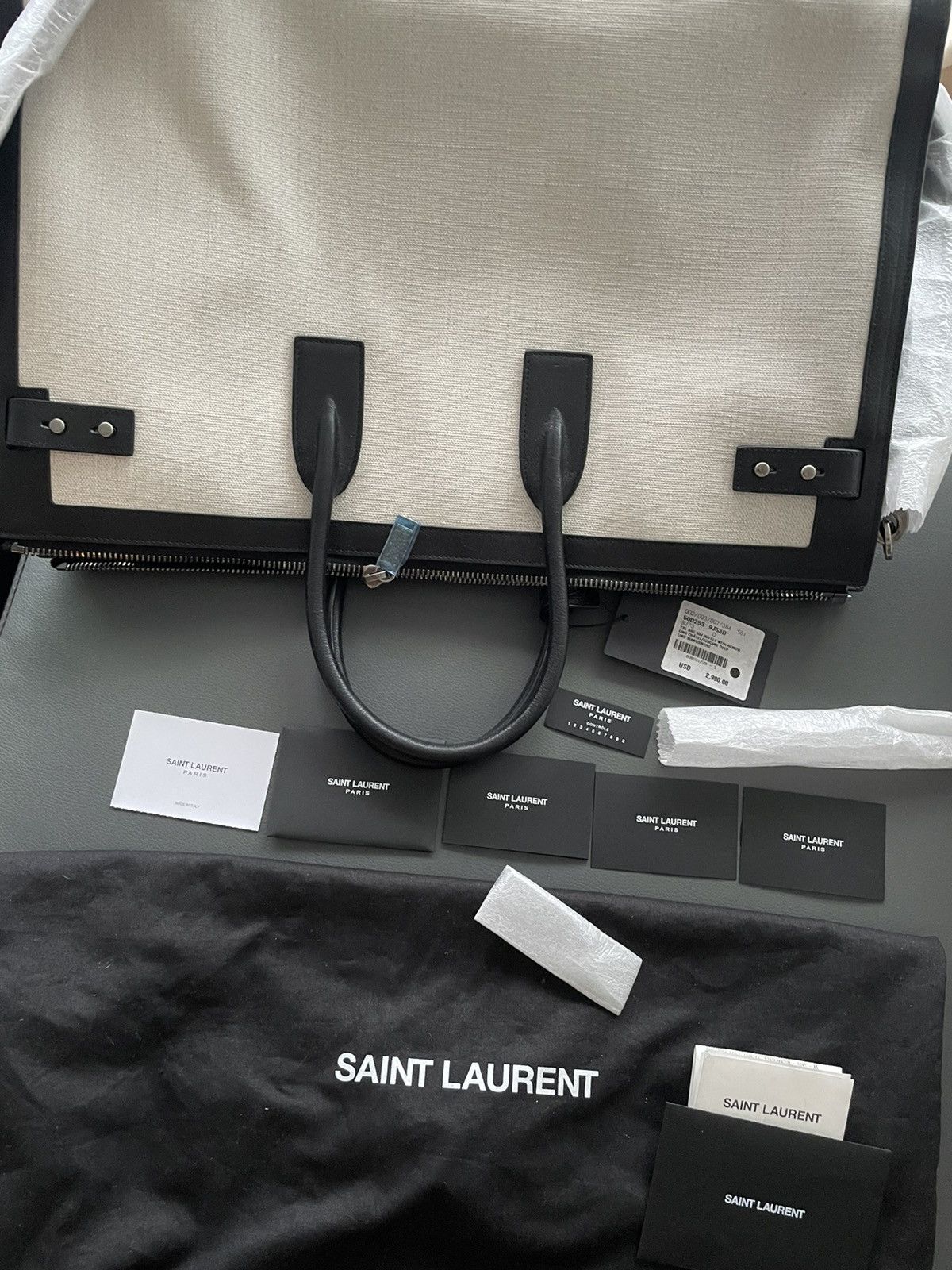 Yves Saint Laurent Limited Edition Saint Laurent Sac De Jour XL Size ONE SIZE - 3 Thumbnail