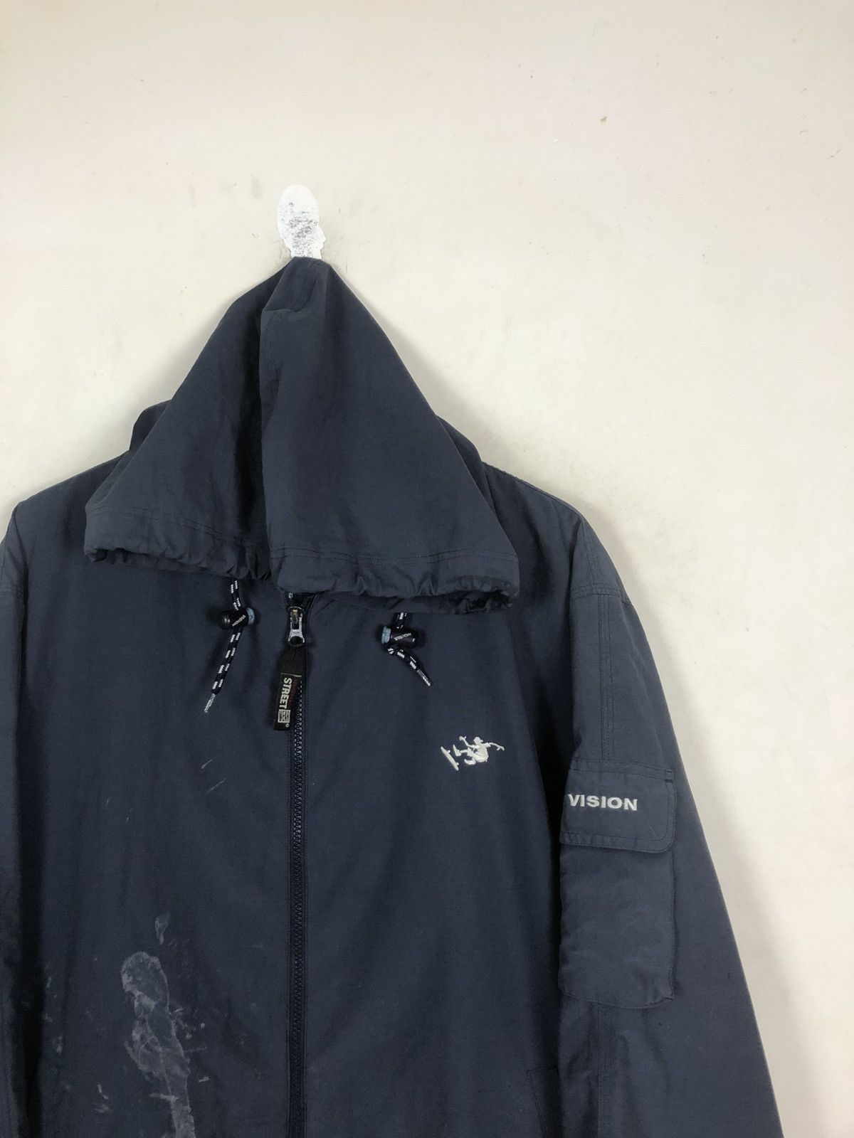 Vintage Vintage Vision Streetwear Jacket Hooded Size US XL / EU 56 / 4 - 3 Thumbnail