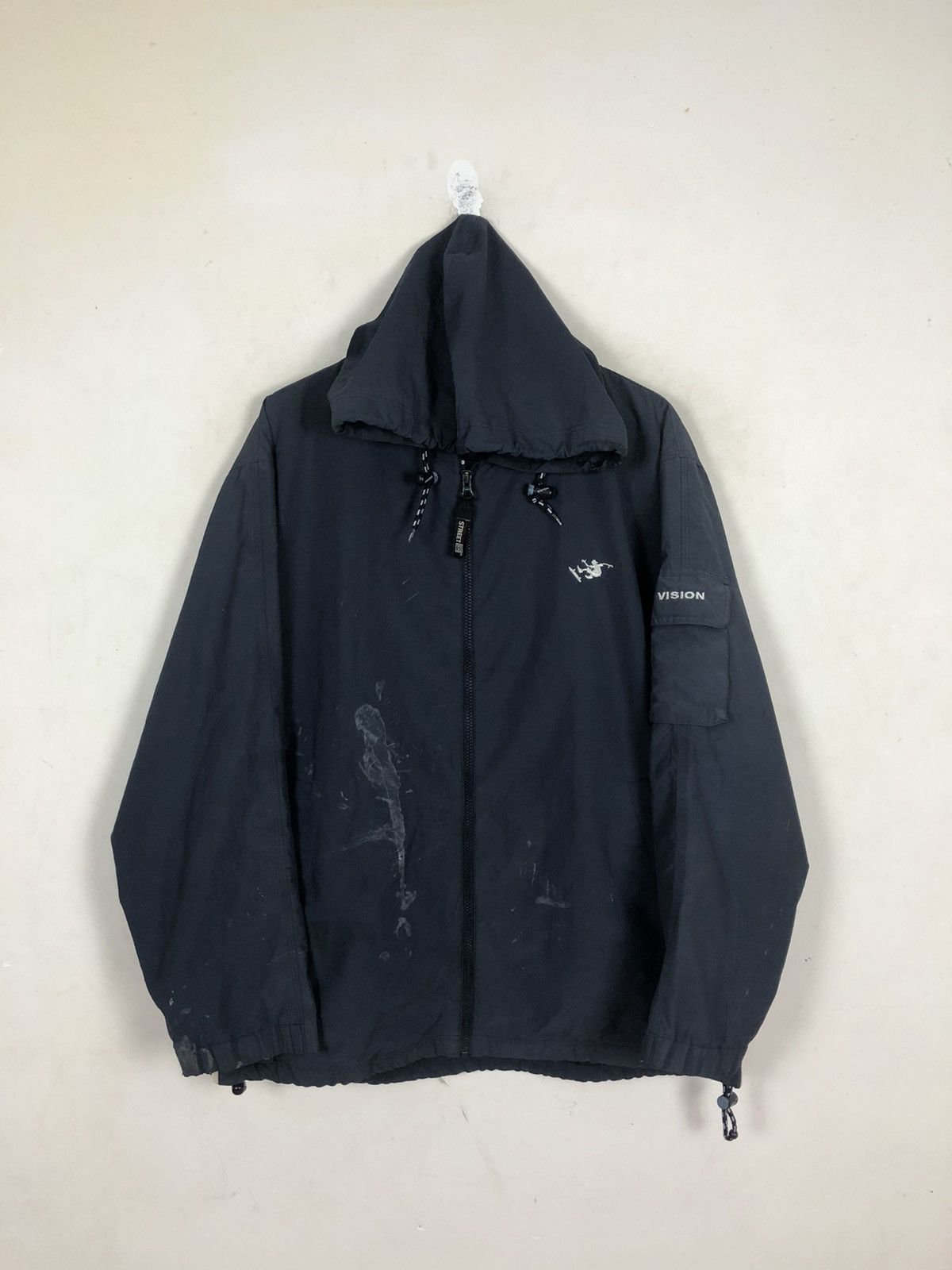 Vintage Vintage Vision Streetwear Jacket Hooded Size US XL / EU 56 / 4 - 2 Thumbnail