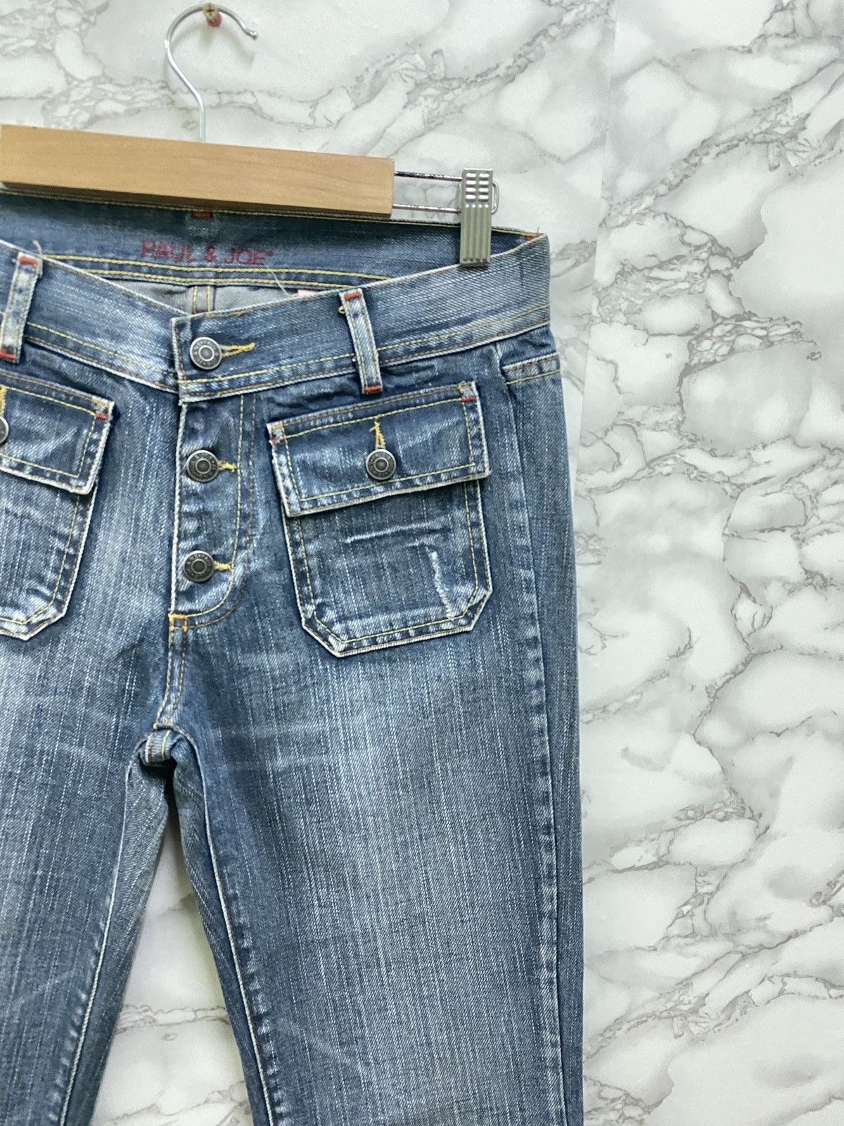 Japanese Brand × Paul & Joe JAPAN PAUL AND JOE BUSH PANT FLARED DENIM Size US 28 / EU 44 - 5 Thumbnail