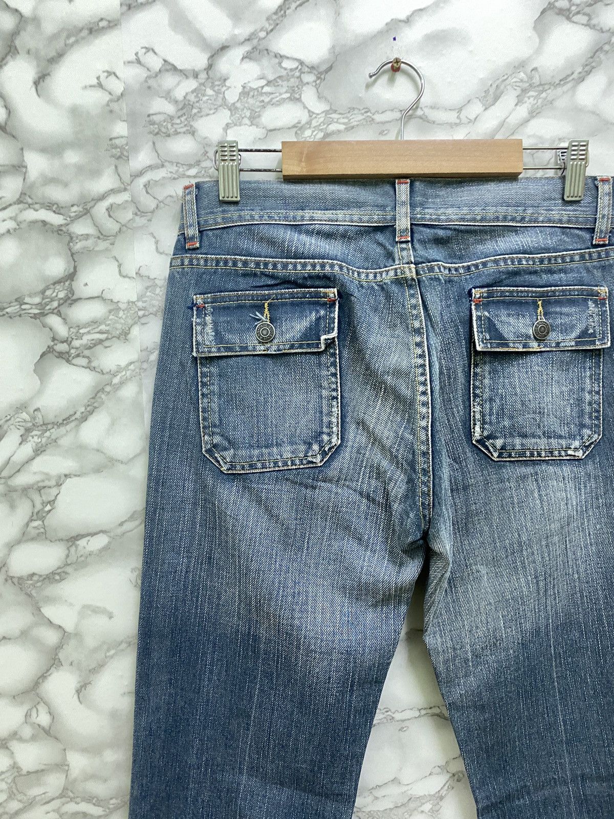 Japanese Brand × Paul & Joe JAPAN PAUL AND JOE BUSH PANT FLARED DENIM Size US 28 / EU 44 - 9 Thumbnail