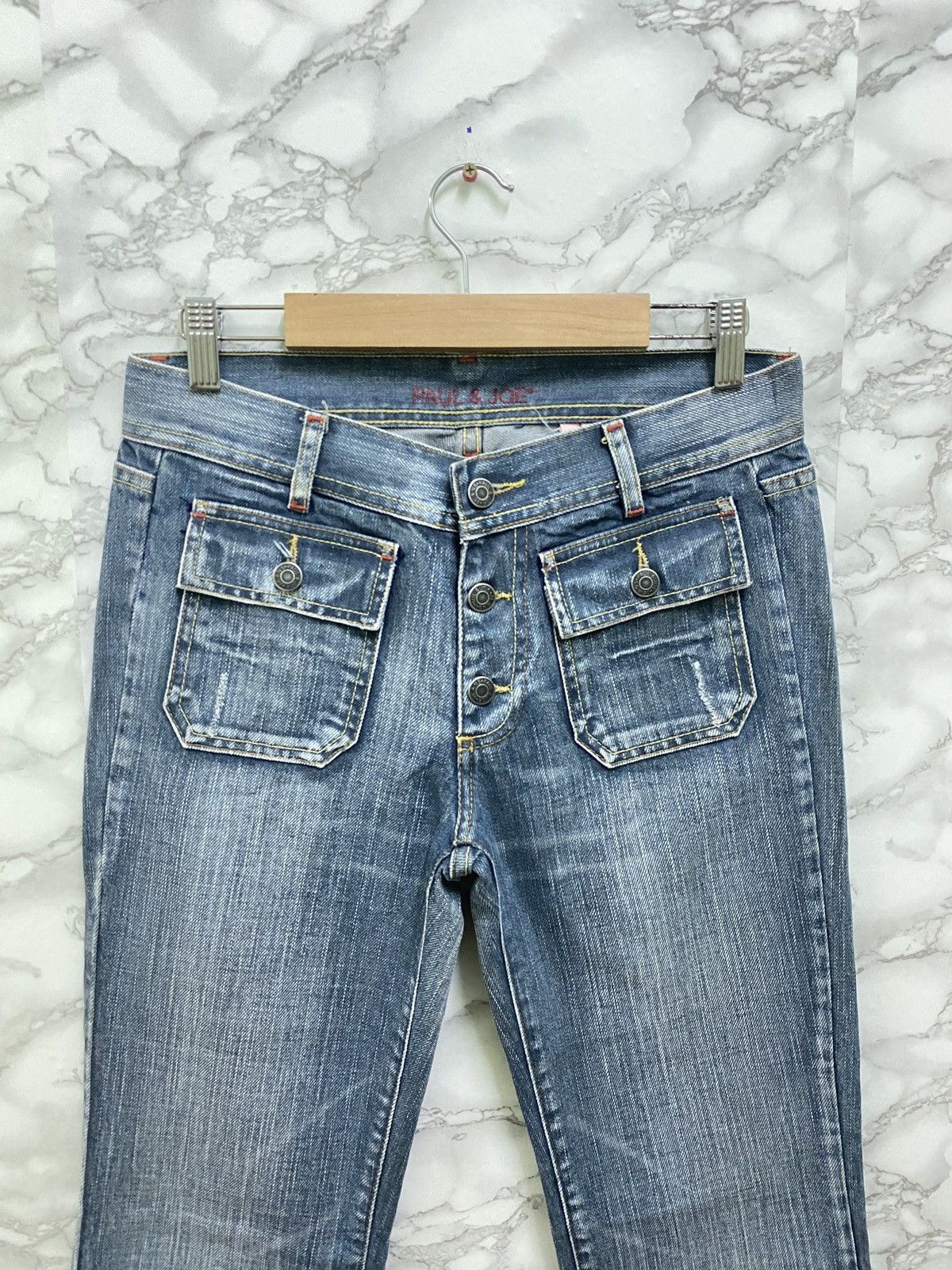 Japanese Brand × Paul & Joe JAPAN PAUL AND JOE BUSH PANT FLARED DENIM Size US 28 / EU 44 - 3 Thumbnail