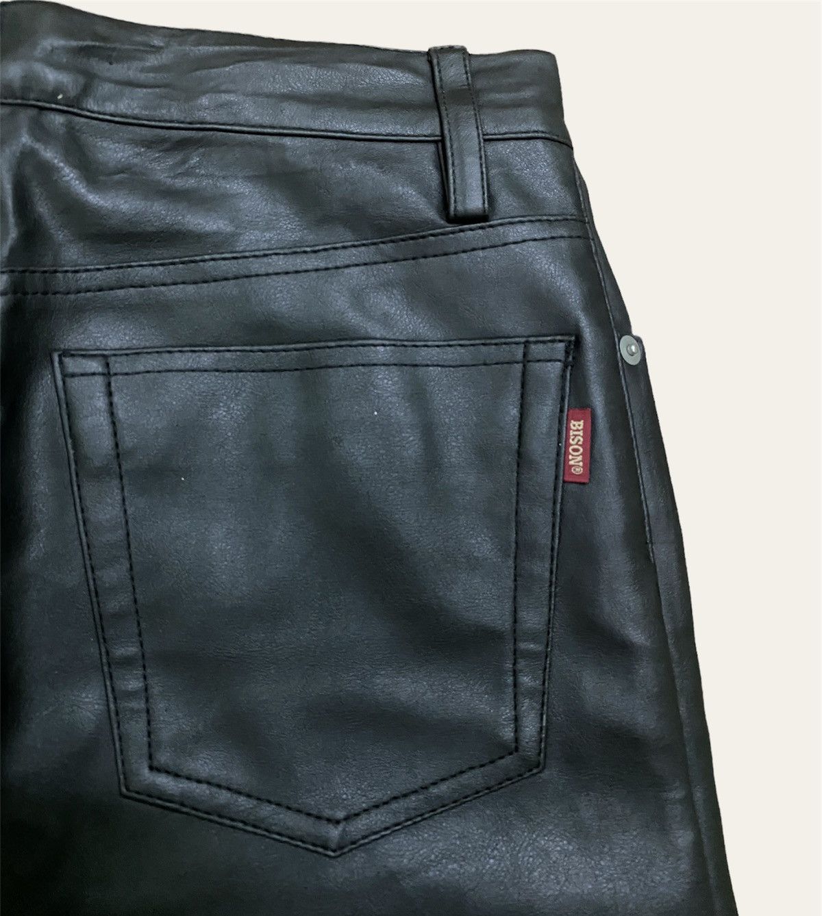 Japanese Brand Vintage BISON Designer Pvc Pant Size US 26 / EU 42 - 9 Thumbnail