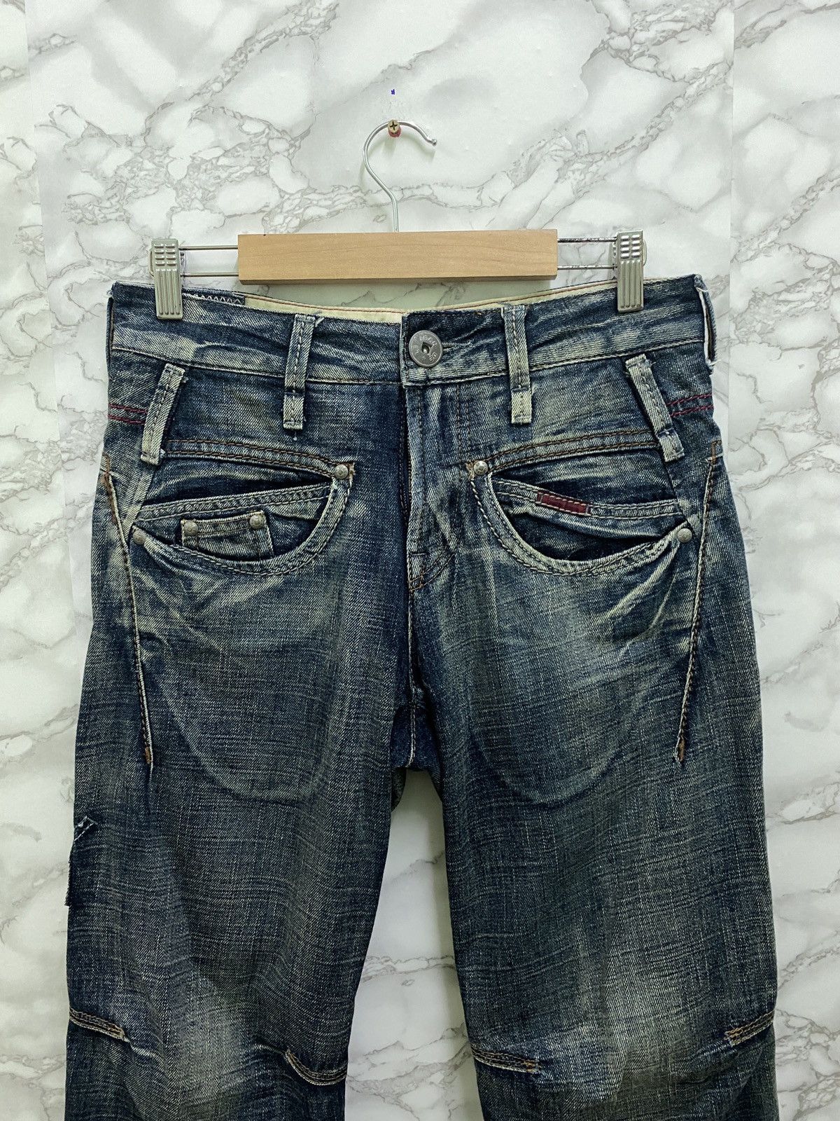 Marithe + Francois Girbaud Famous Marithe Francois Girbaud Multipocket Denim Size US 27 - 3 Thumbnail