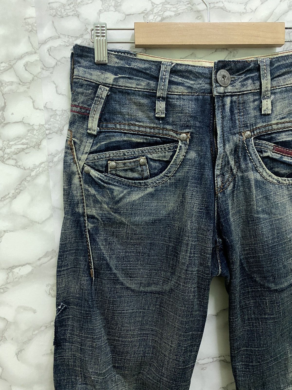 Marithe + Francois Girbaud Famous Marithe Francois Girbaud Multipocket Denim Size US 27 - 4 Thumbnail