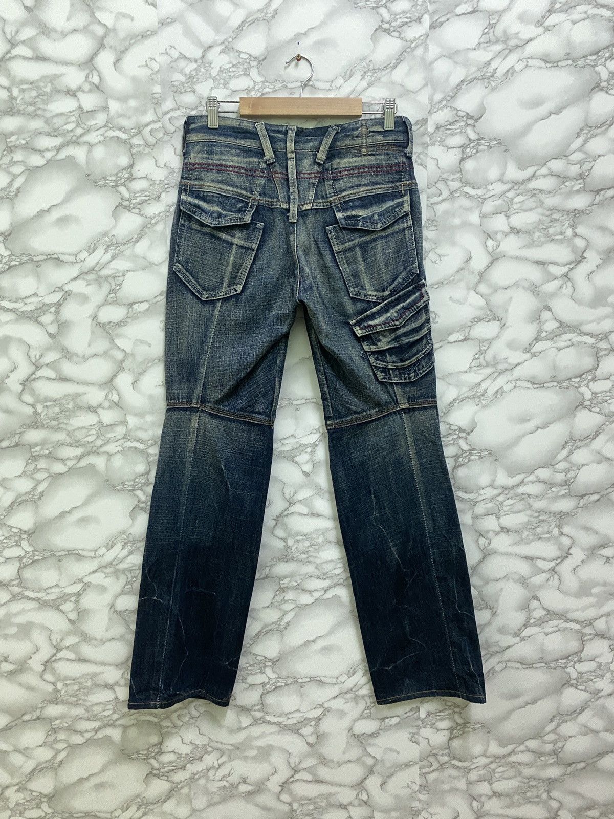 Marithe + Francois Girbaud Famous Marithe Francois Girbaud Multipocket Denim Size US 27 - 1 Thumbnail